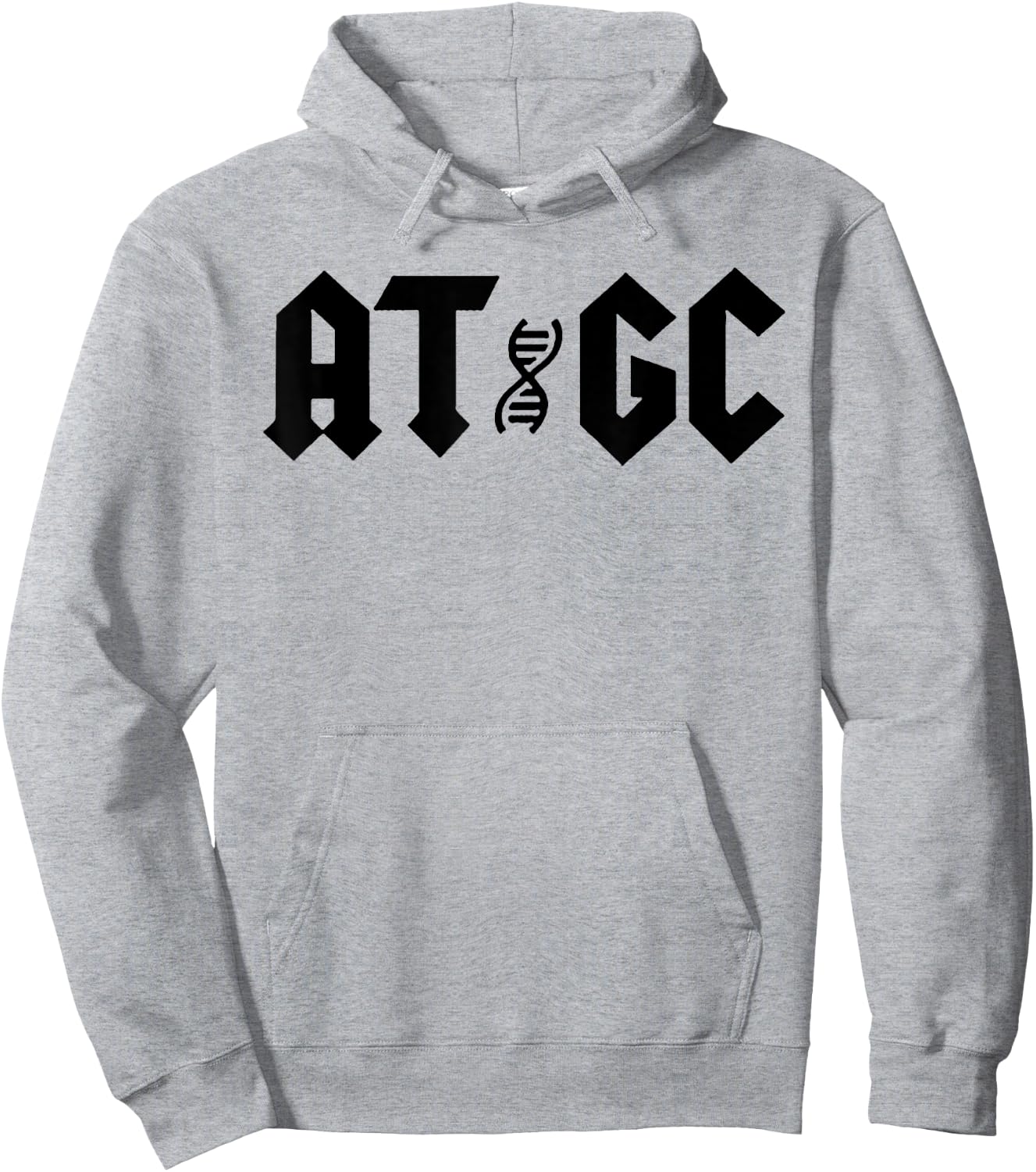 AT GC DNA Science Hoodie - Hoodie | Ash