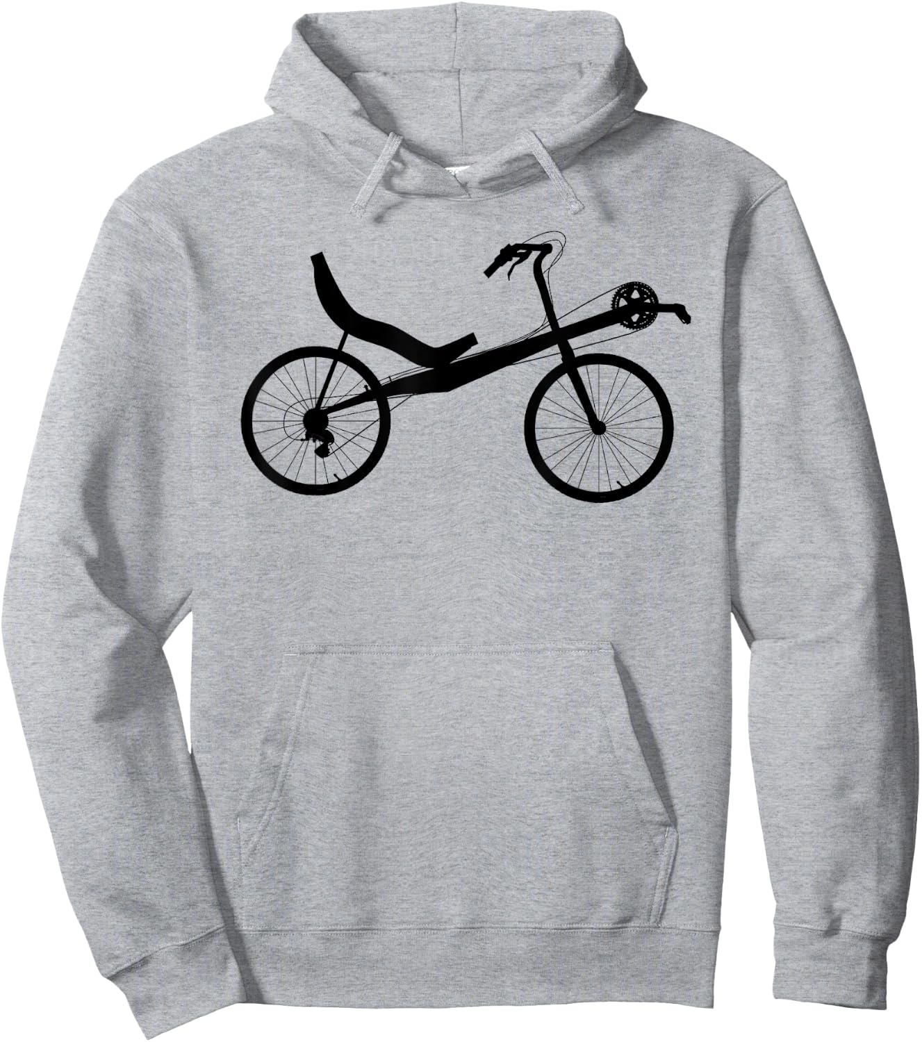 Recumbent Bike Bicycle Cycling Hoodie - Hoodie | Ash