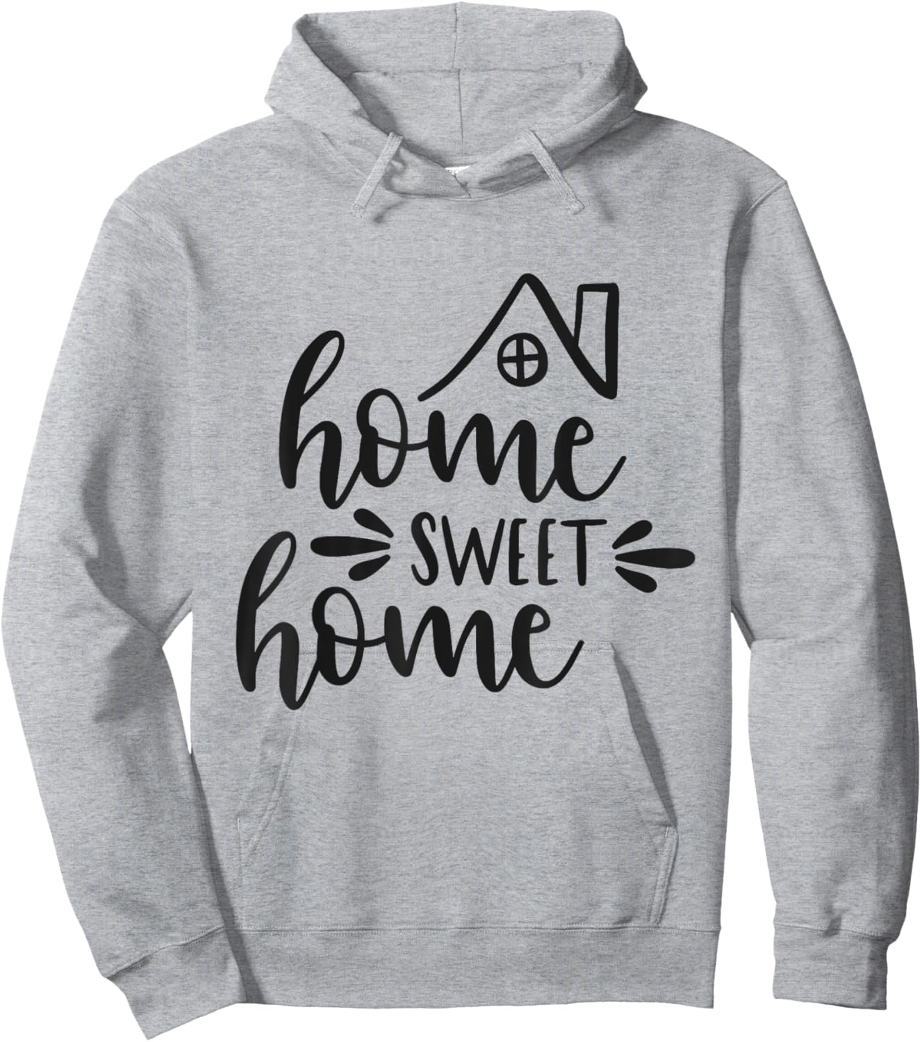 Home Sweet Home Family Wall Art Sign Decor Hoodie - Hoodie | Ash