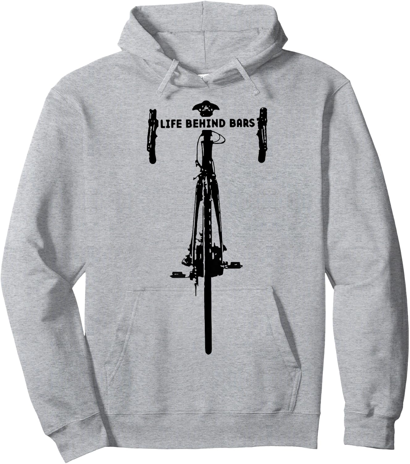 Life Behind Bars Motorcycle Biker Hoodie - Hoodie | Ash