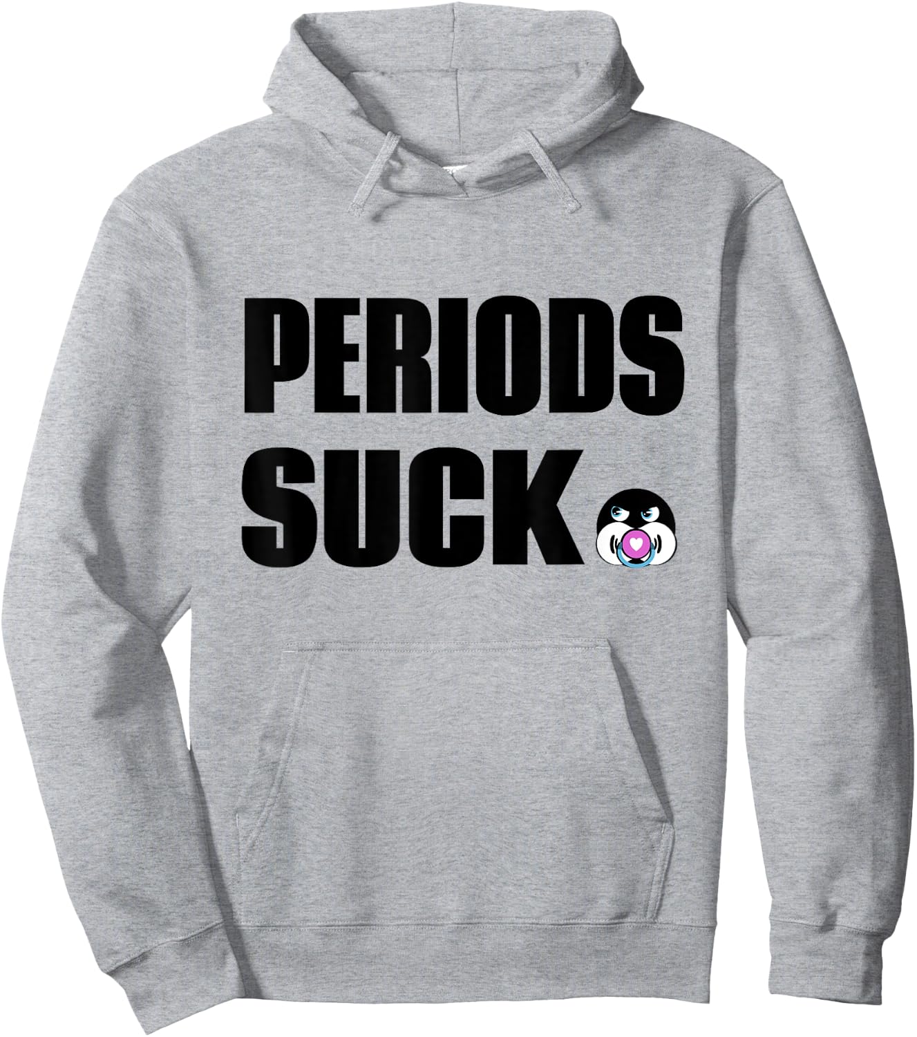 Periods suck funny grammar Hoodie - Hoodie | Ash