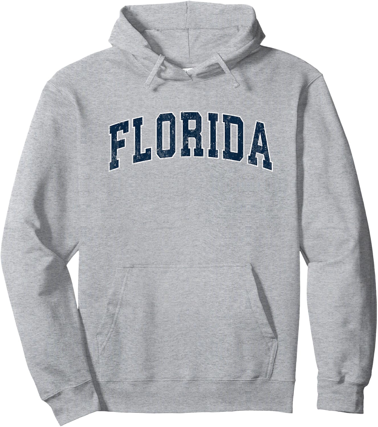 Florida FL Vintage Sports Design Navy Design Hoodie - Hoodie | Ash