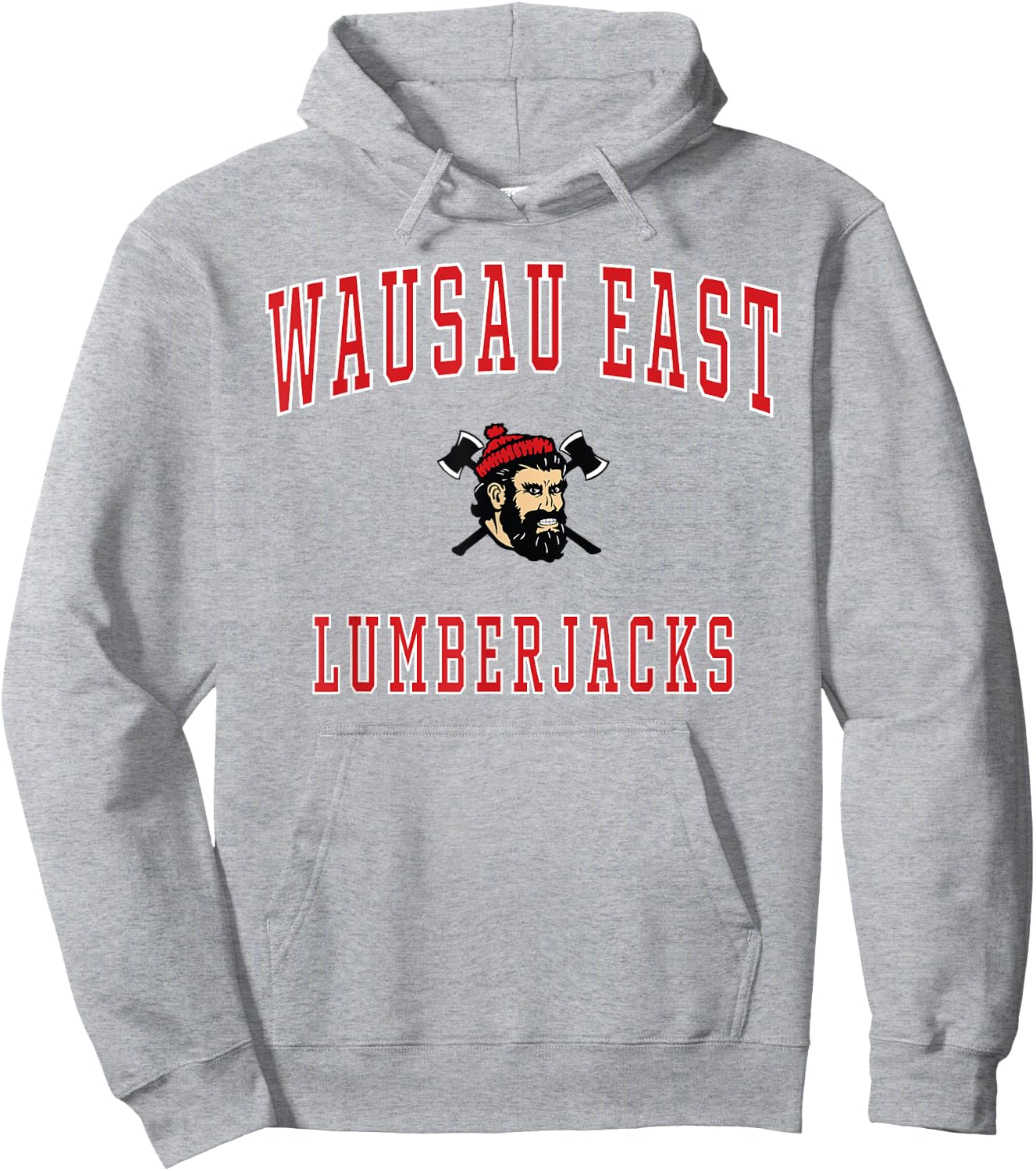 Wausau East High School Lumberjacks Hoodie - Hoodie | Ash