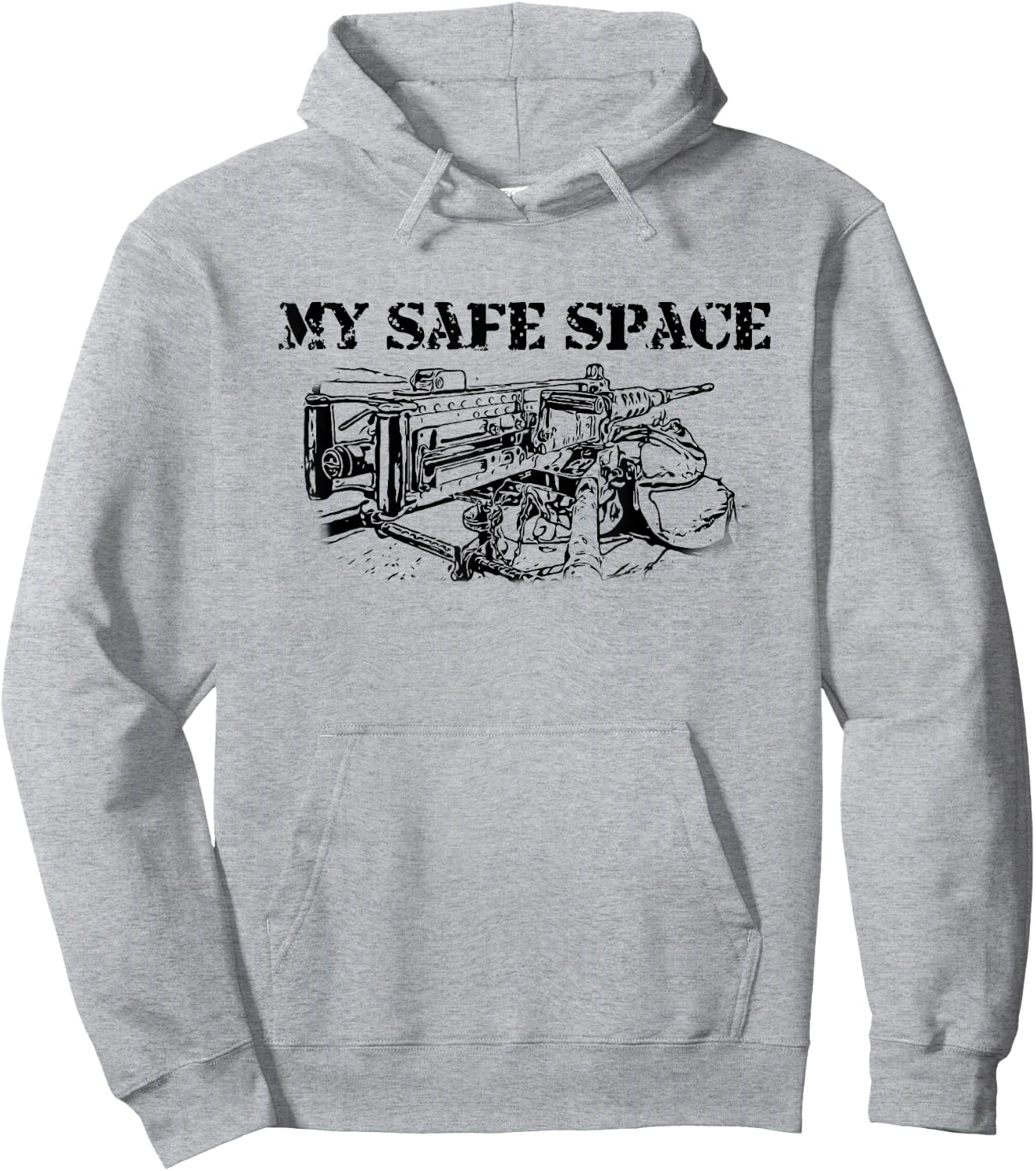 0331 Machine Gunner, Funny Infantry Hoodie - Hoodie | Ash