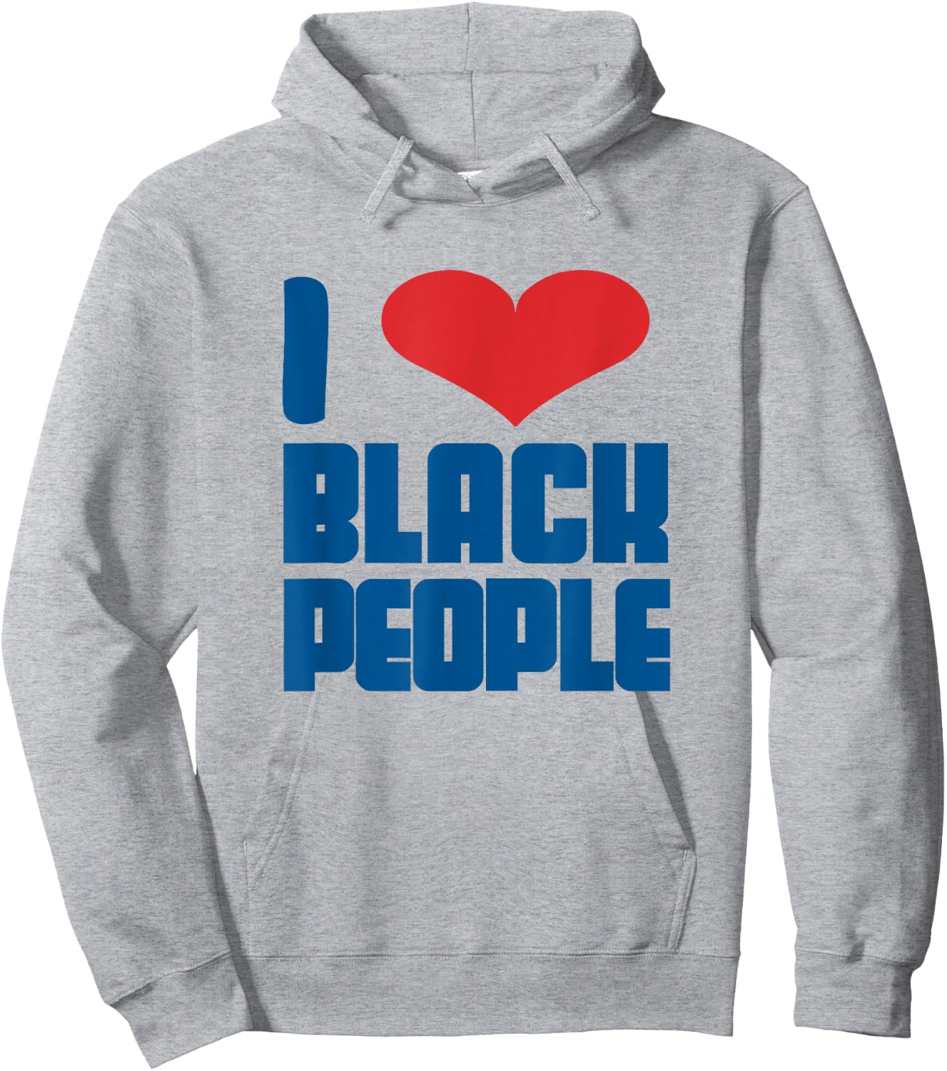 I Love Black People Heart Black Lives Matter Hoodie - Hoodie | Ash