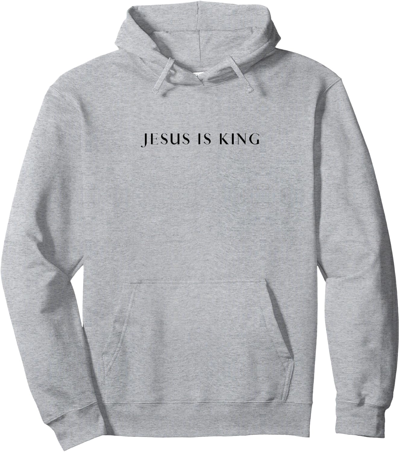 Jesus is King - Bold, Modern Christian Hoodie - Hoodie | Ash
