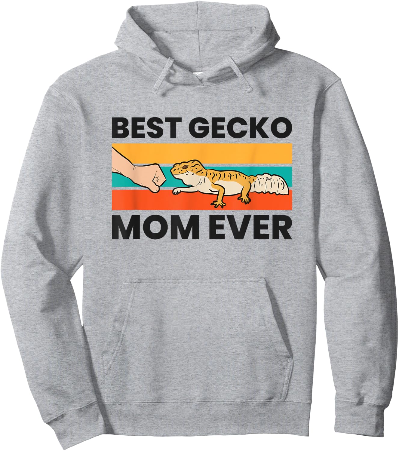 Best Gecko Mom Ever Lizard Leopard Gecko Hoodie - Hoodie | Ash