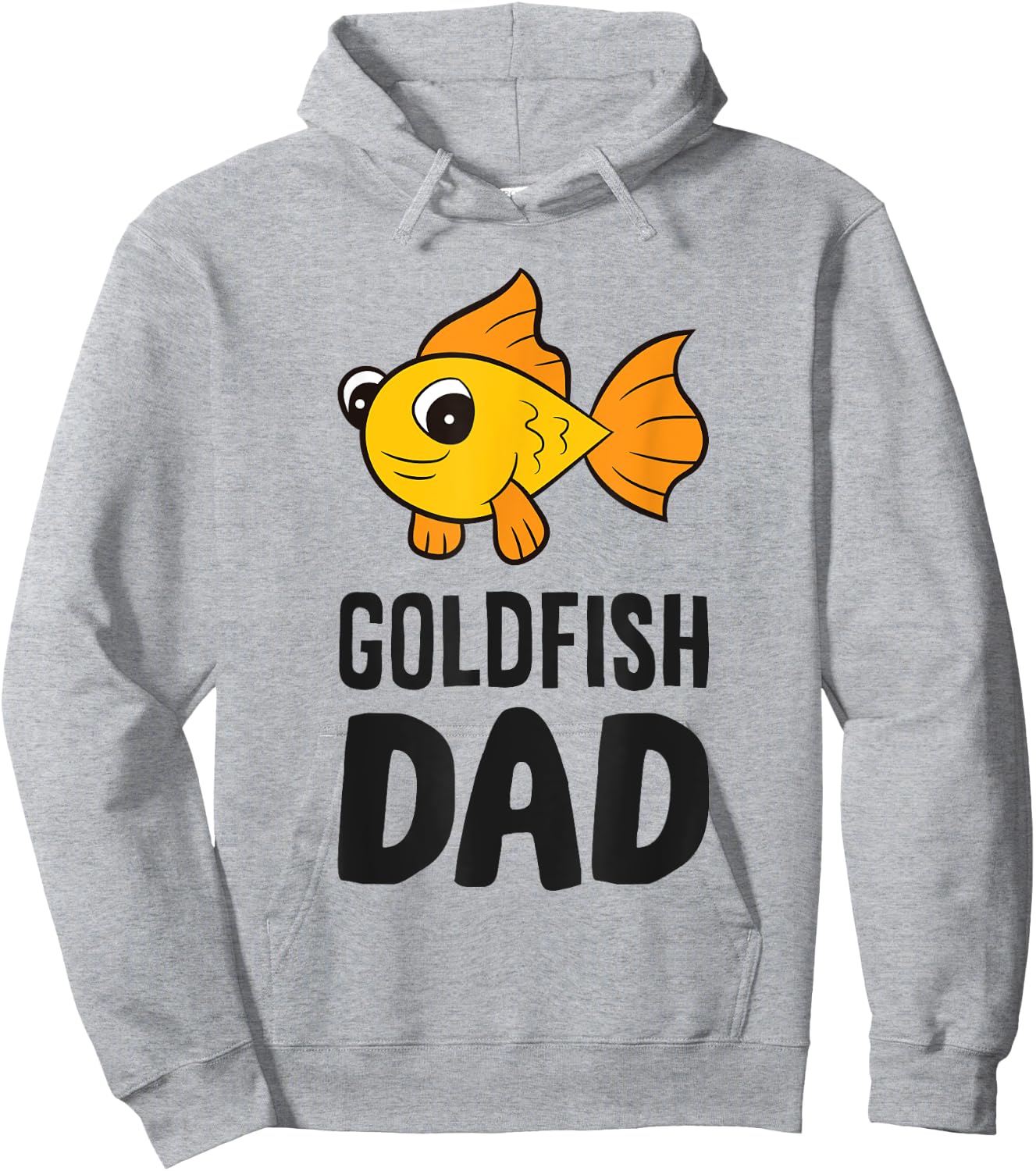 Goldfish Aquarium Funny Goldfish Dad Hoodie - Hoodie | Ash