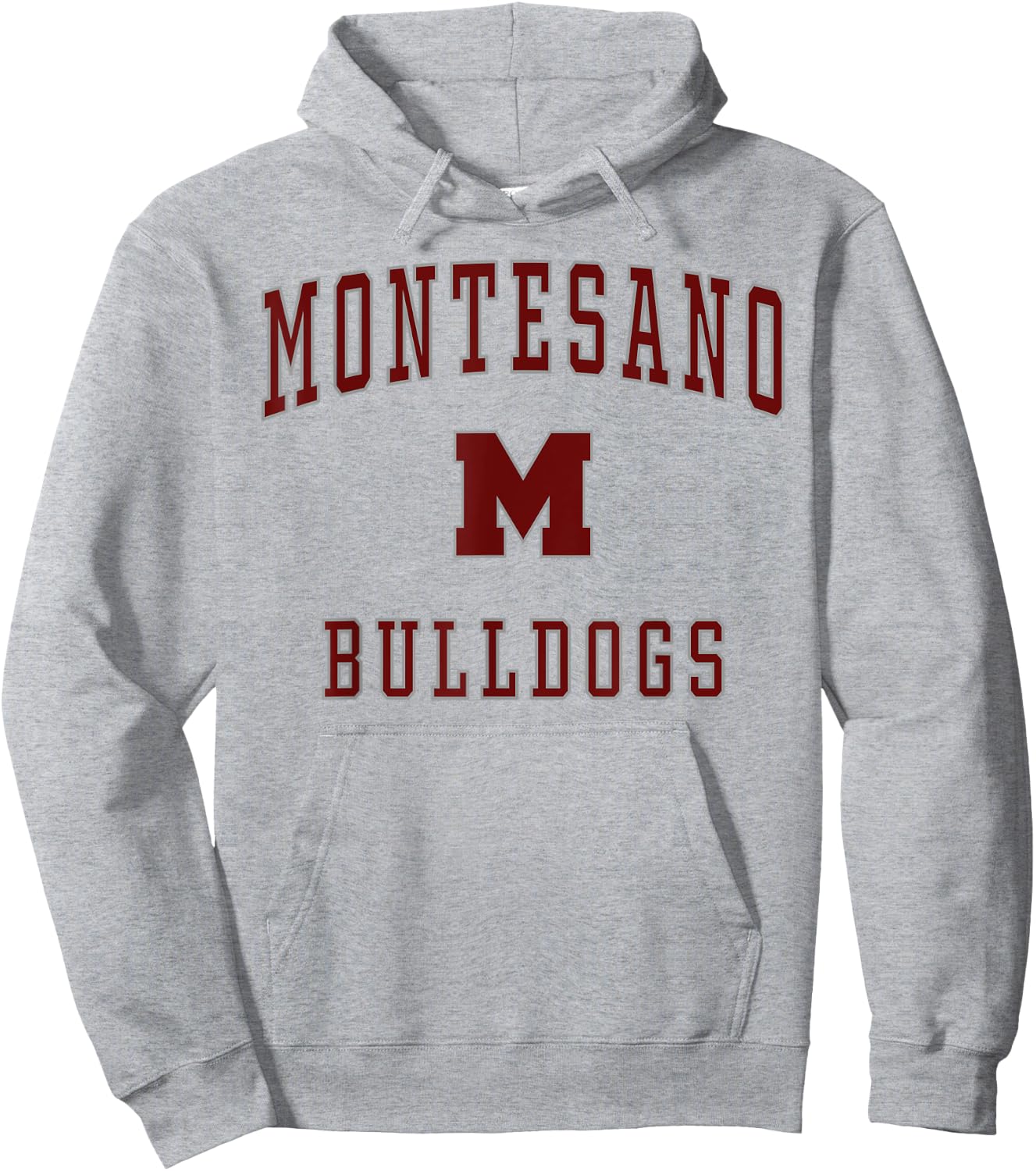Montesano High School Bulldogs Hoodie - Hoodie | Ash