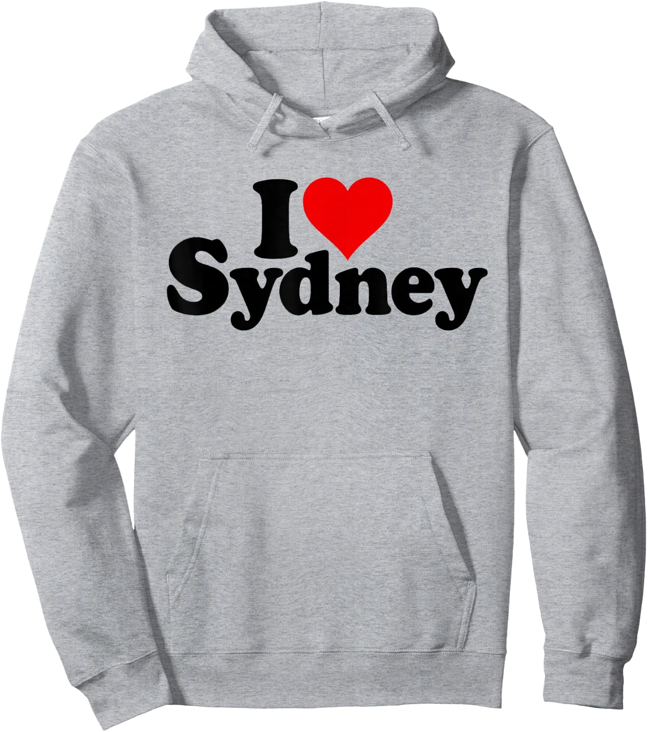 I Love Heart Sydney Syd Name Australia Hoodie - Hoodie | Ash