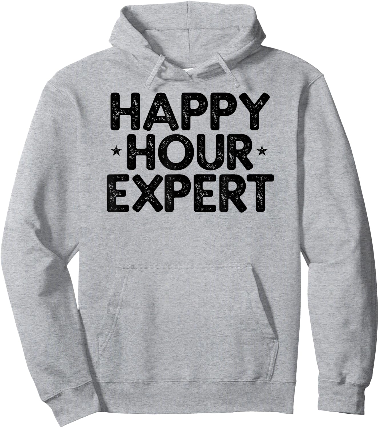 Happy Hour Expert Vintage Hoodie - Hoodie | Ash