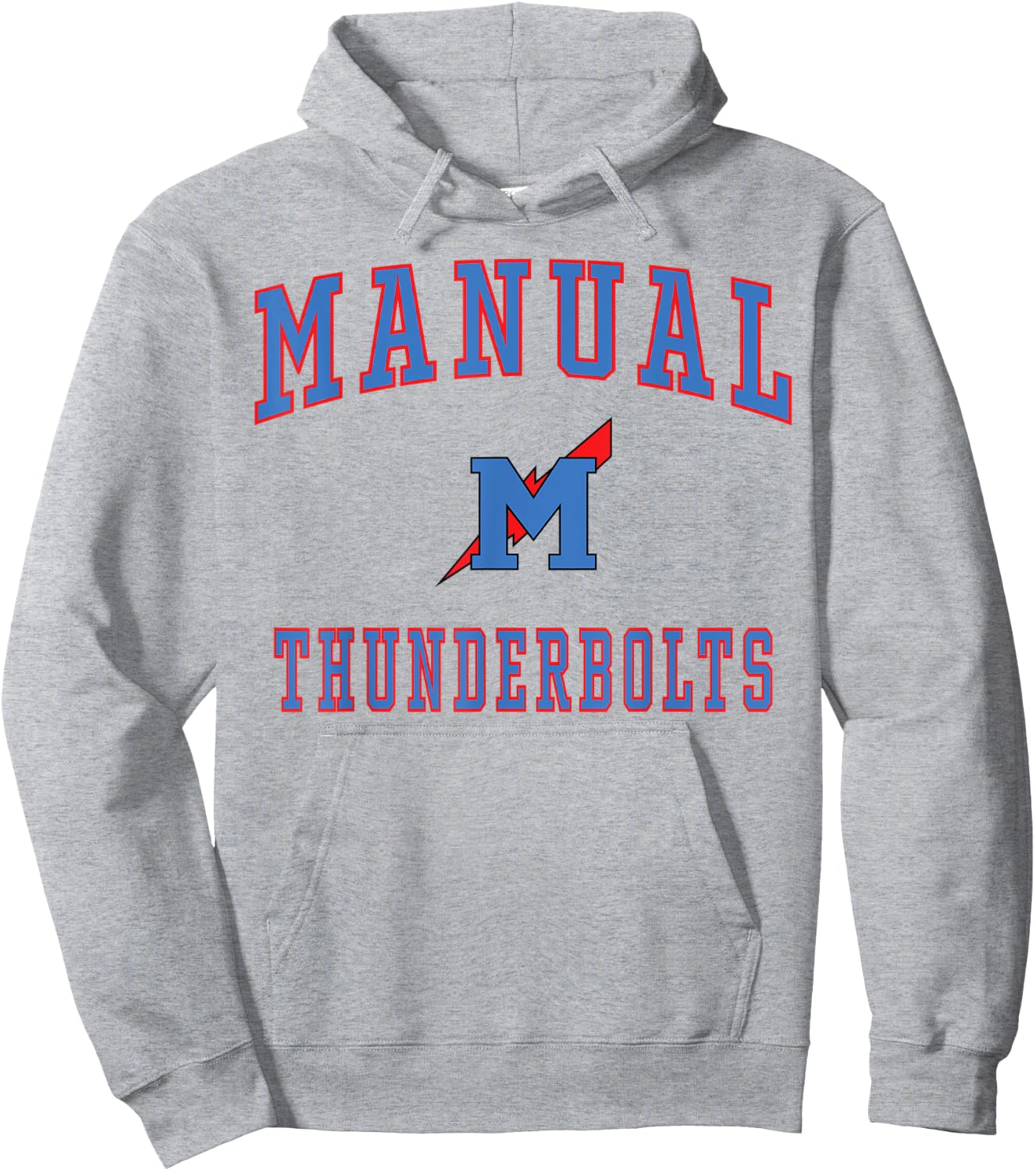 Manual High School Thunderbolts Hoodie - Hoodie | Ash