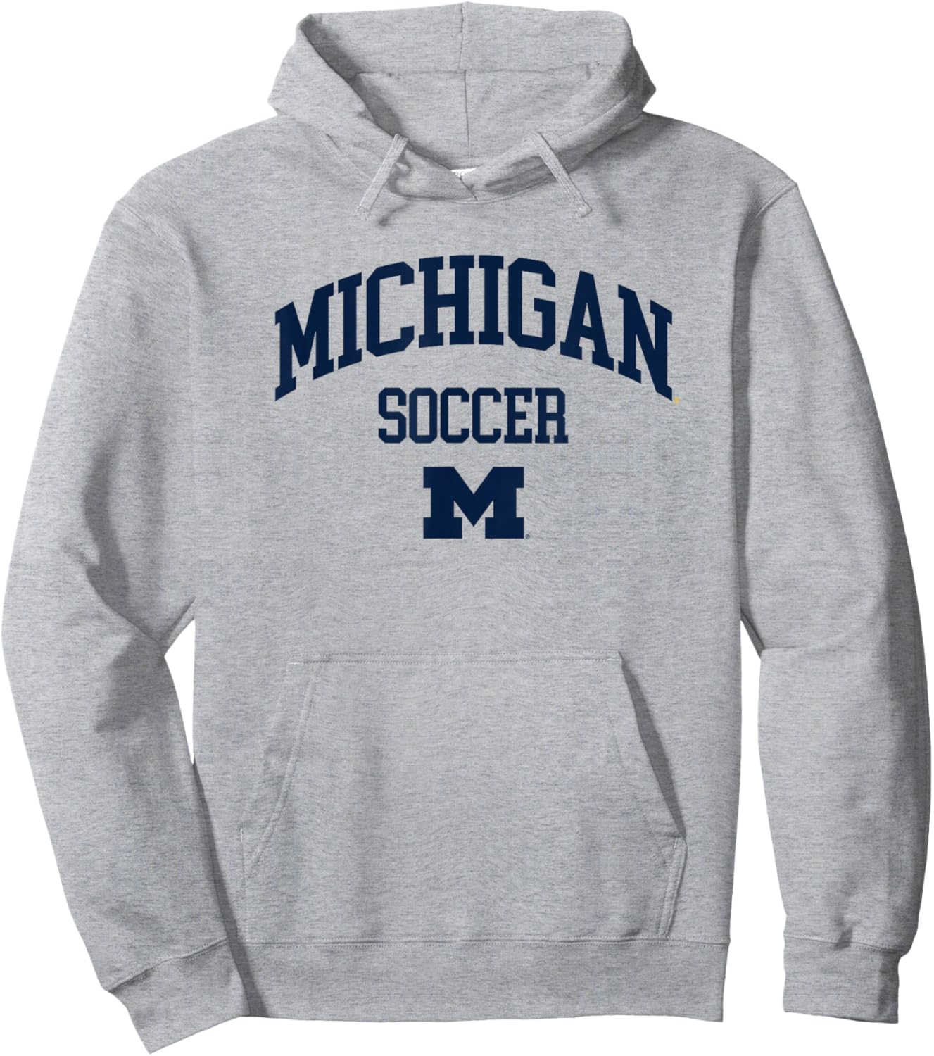 University of Michigan Wolverines U of M Soccer Hoodie - Hoodie | Ash