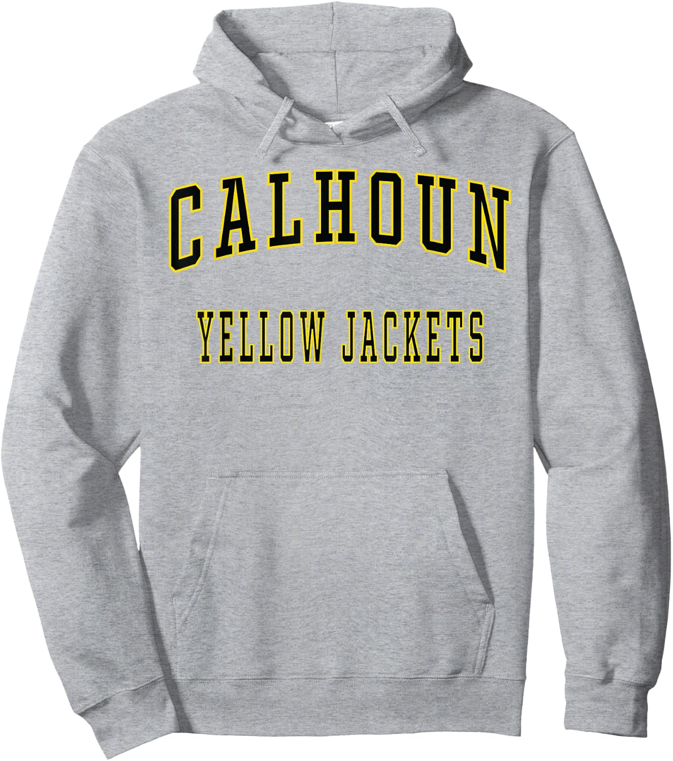 Calhoun High School Yellow Jackets Hoodie - Hoodie | Ash