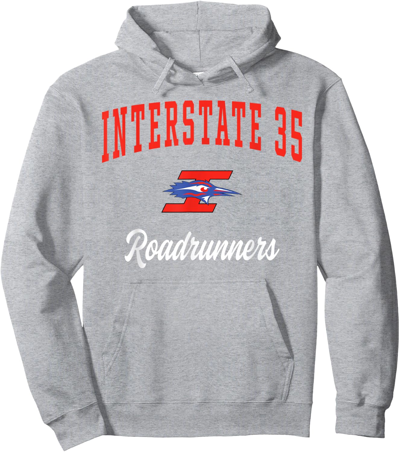 Interstate 35 High School Roadrunners Hoodie - Hoodie | Ash