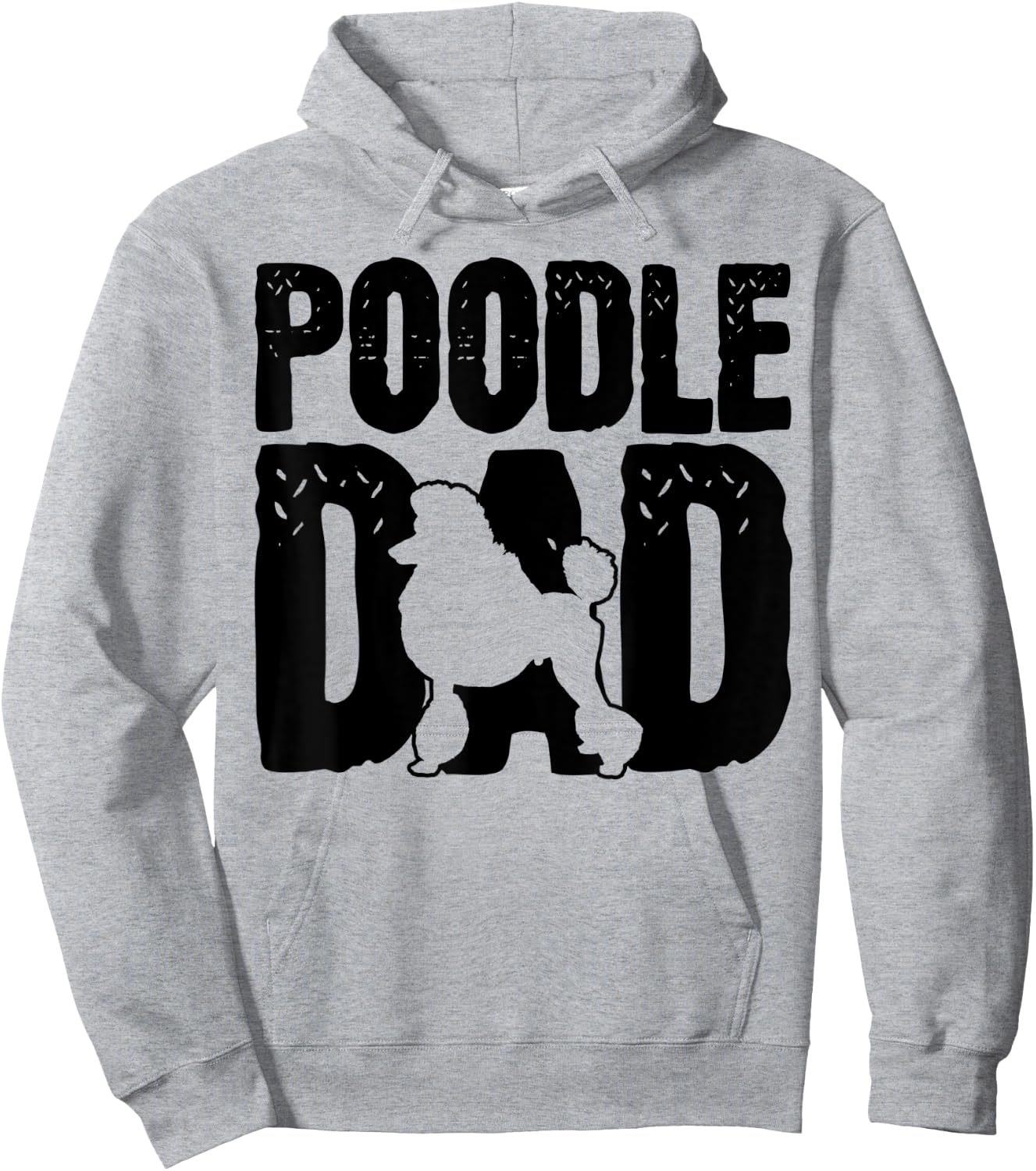 Poodle Dad Hoodie - Hoodie | Ash