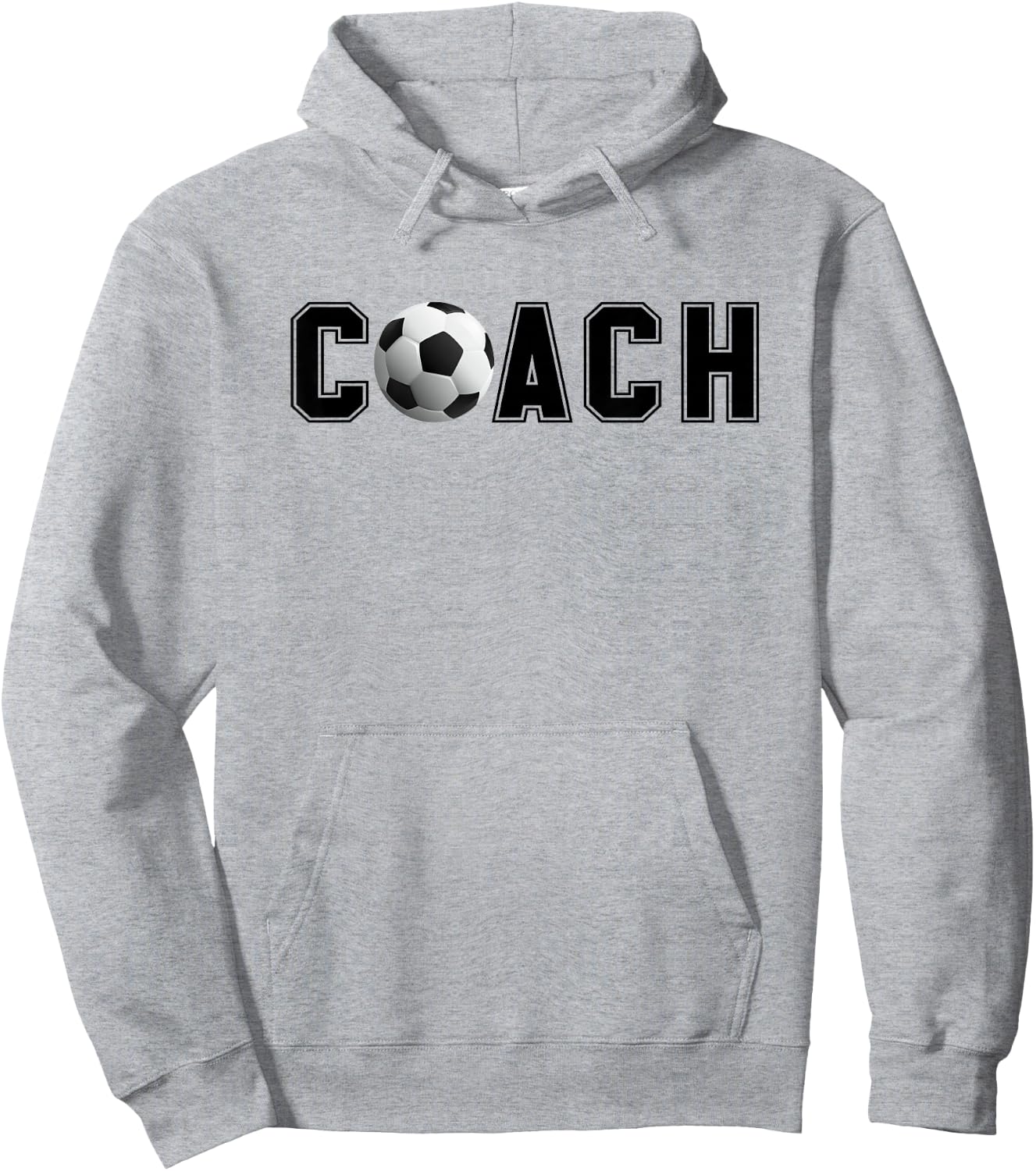 Soccer Coach Hoodie - Hoodie | Ash