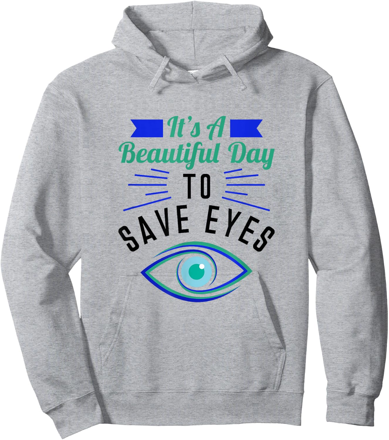 Eye Surgeon - A Beautiful Day To Save Eyes Hoodie - Hoodie | Ash