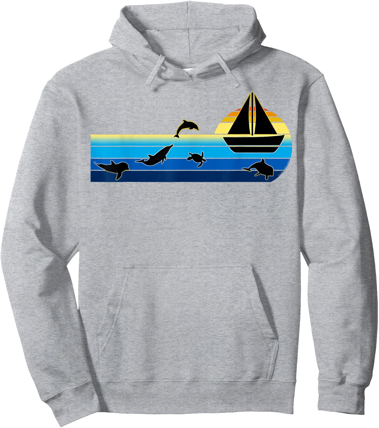 Beautiful Sunrise Sailboat - Sailing Hoodie - Hoodie | Ash