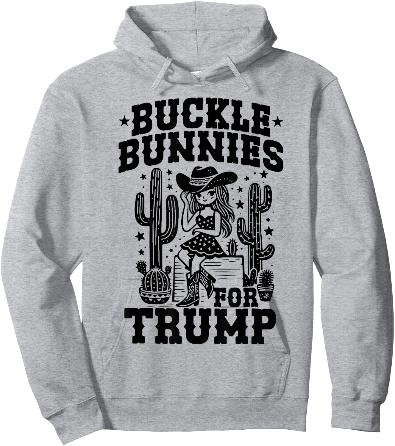 Buckle Bunnies For Trump Hoodie - Hoodie | Ash