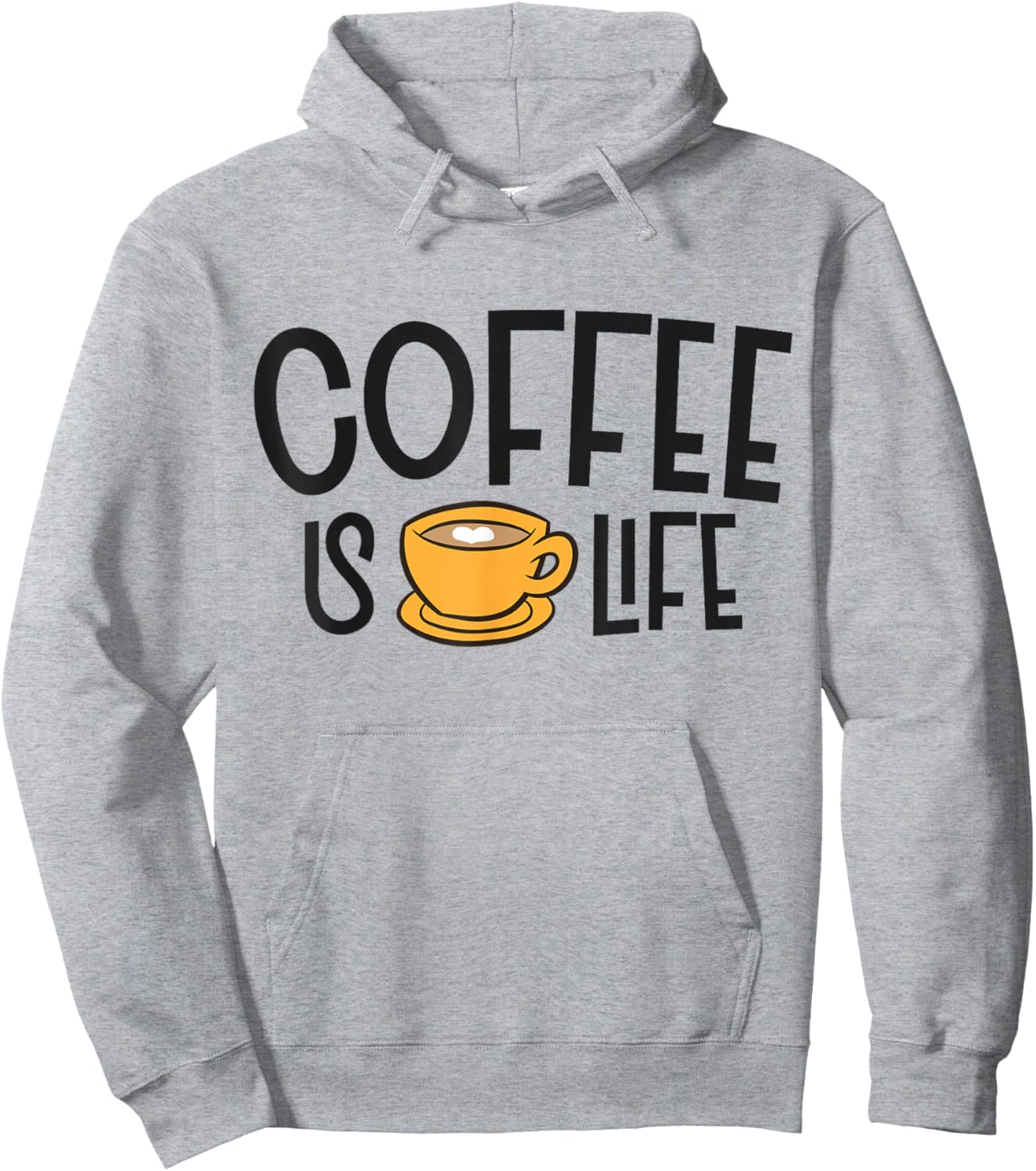 Coffee Is Life cappuccino Espresso Coffee Hoodie - Hoodie | Ash