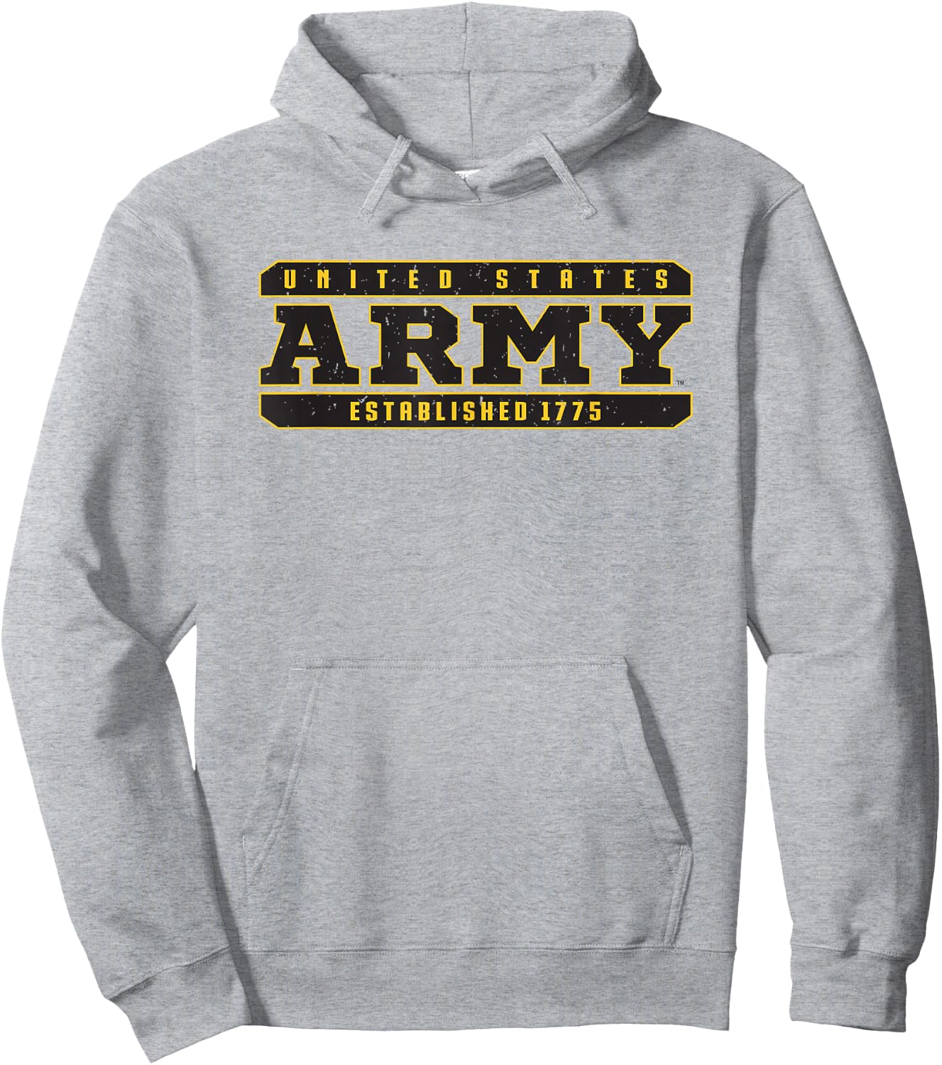 Military Army United States Established 1775 Hoodie - Hoodie | Ash