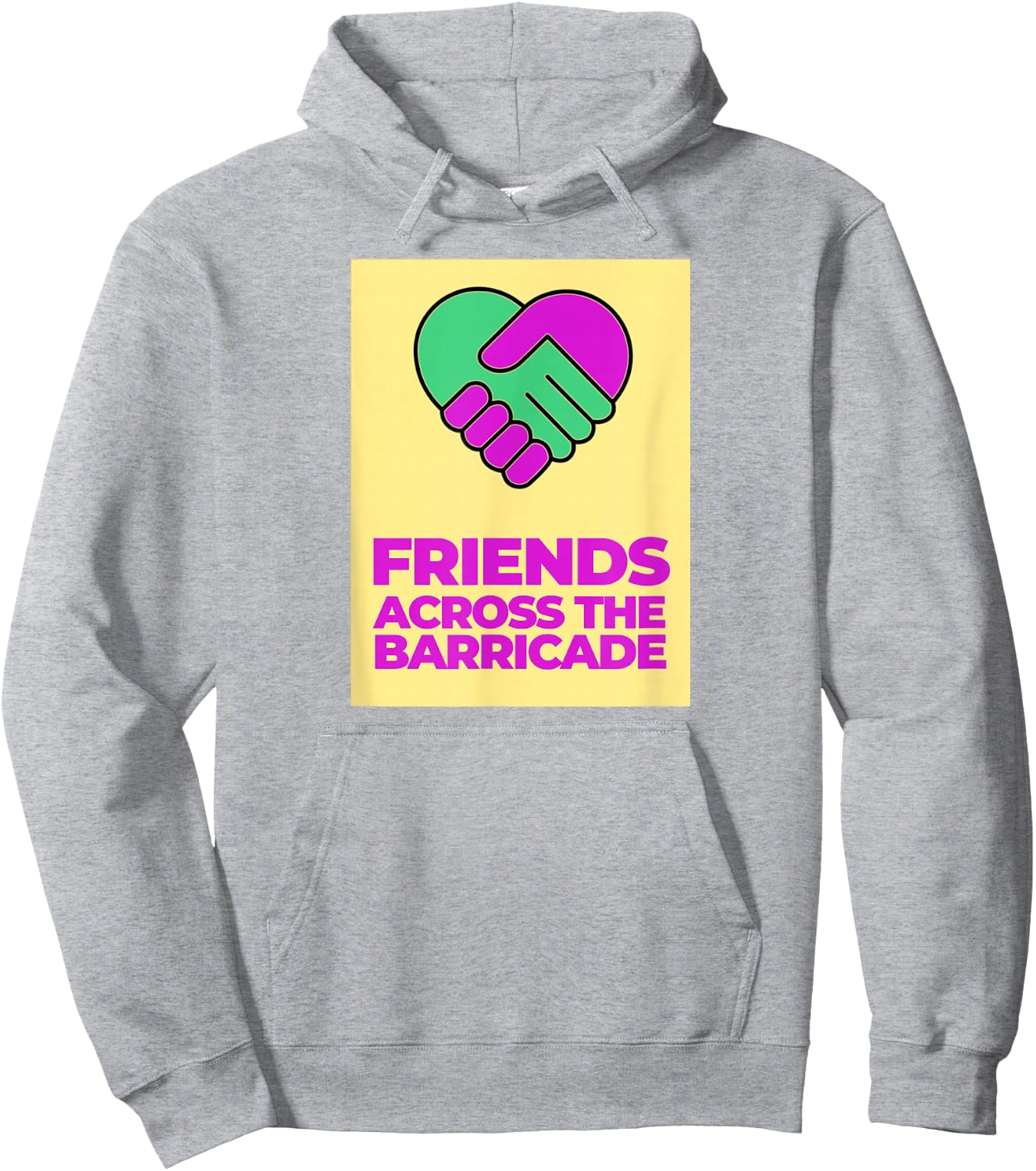 I Am A Derry Girl Friends Across The Barricade Hoodie - Hoodie | Ash