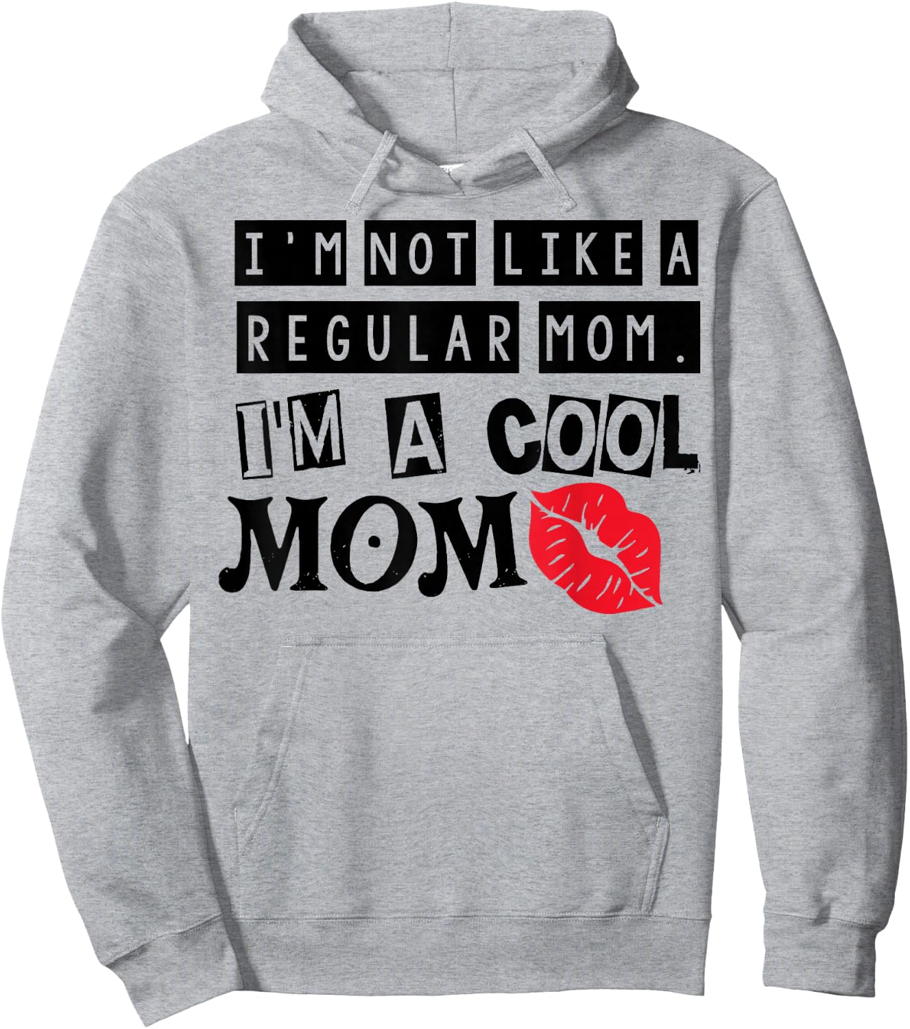 I'm Not Like A Regular Mom Vintage Mothers Day Hoodie - Hoodie | Ash