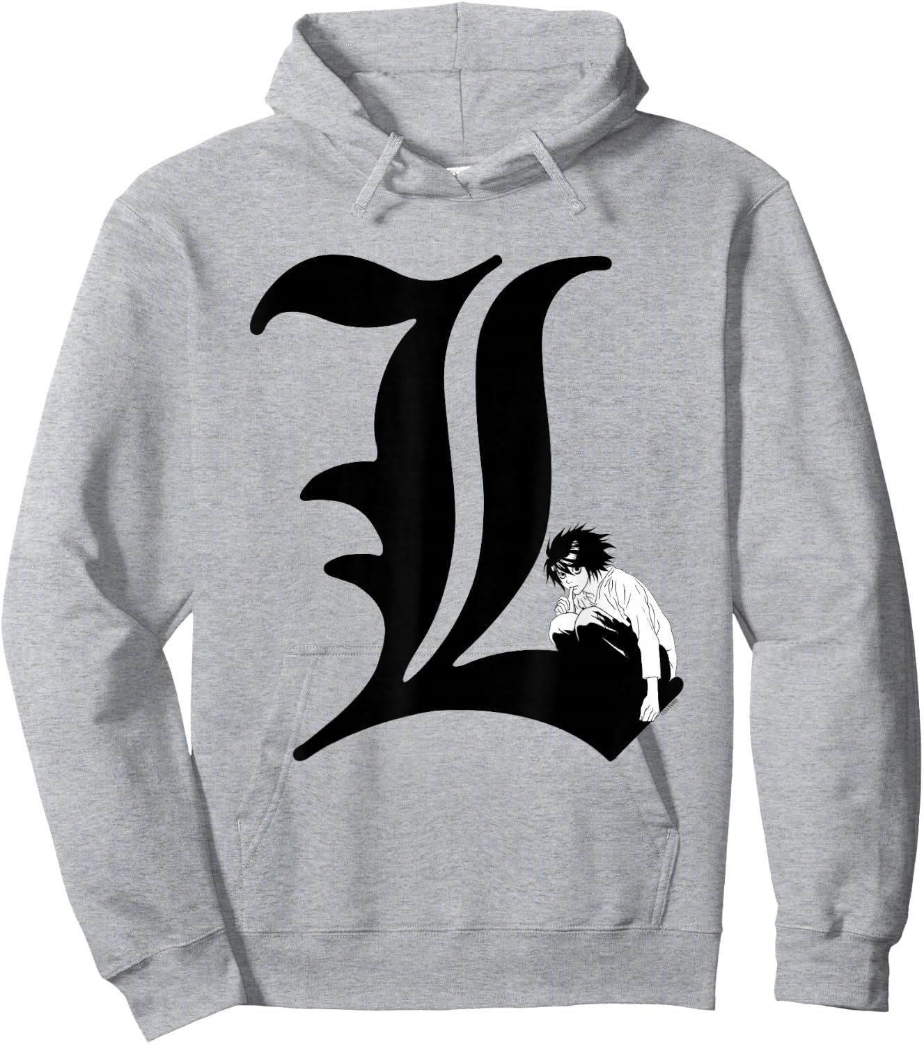 Death Note L Symbol Anime Hoodie - Hoodie | Ash