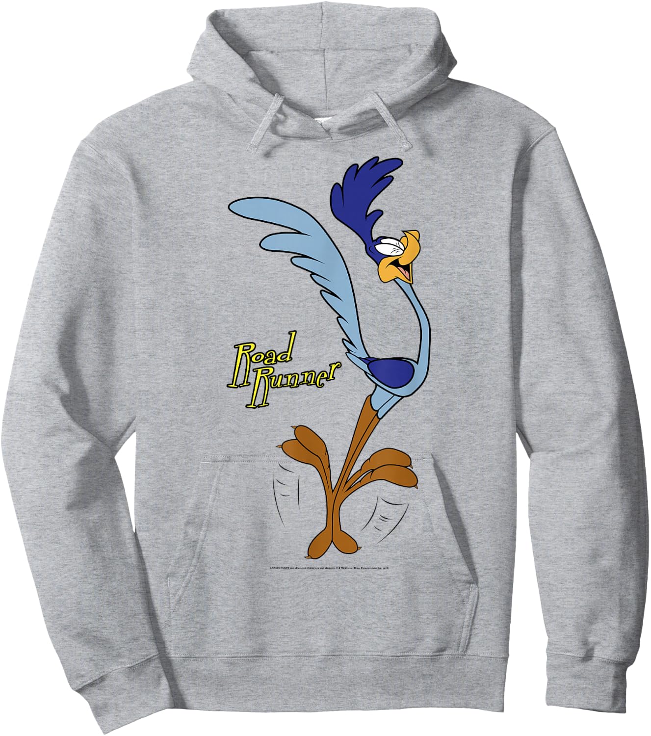 Looney Tunes Road Runner Happy Portrait Hoodie - Hoodie | Ash