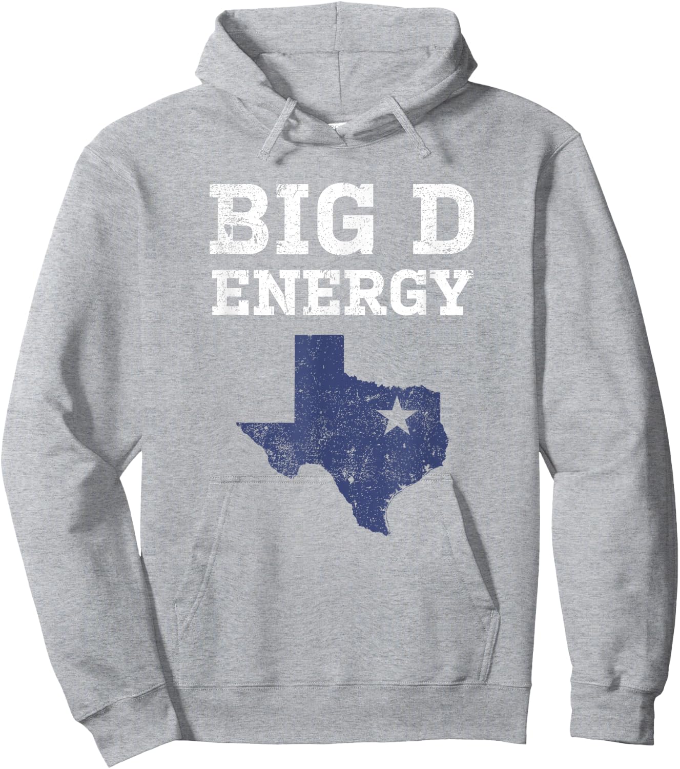 Funny Dallas Big D Energy Texas Gift Hoodie - Hoodie | Ash