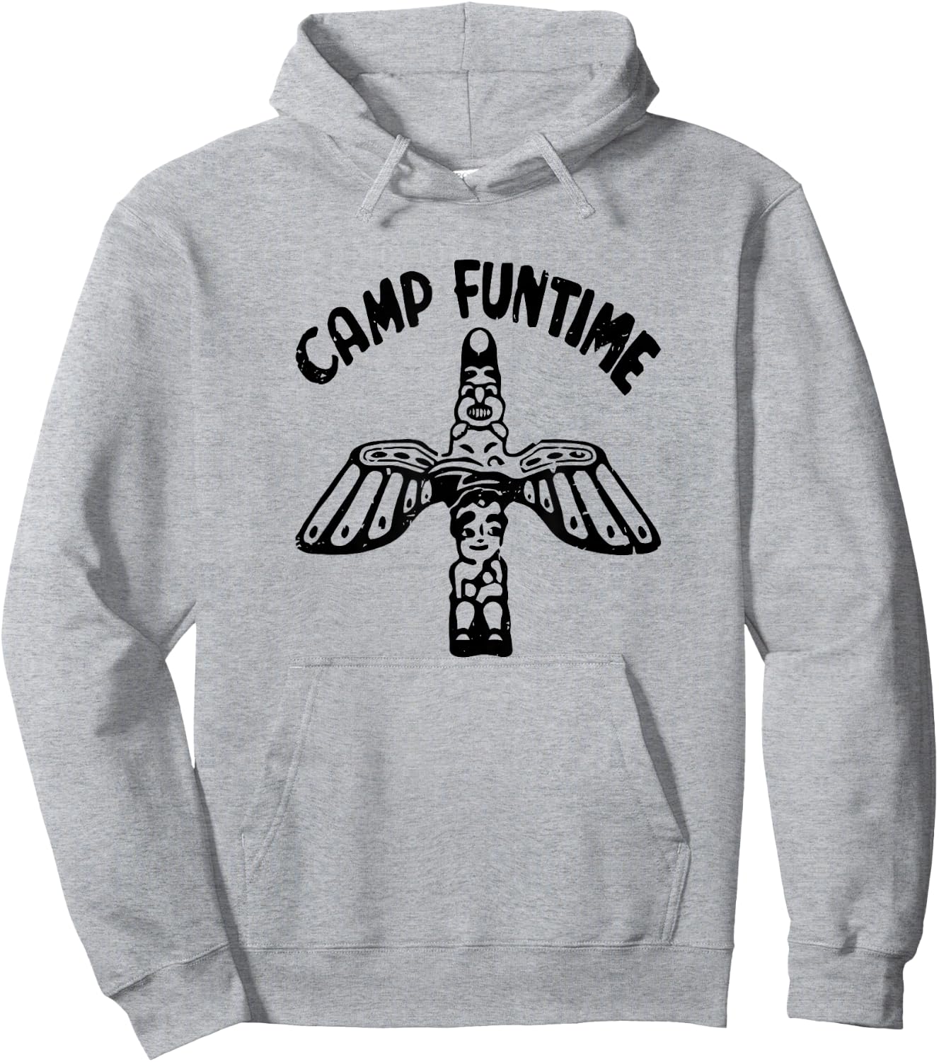 Camp Funtime! Fun vintage novelty Hoodie - Hoodie | Ash