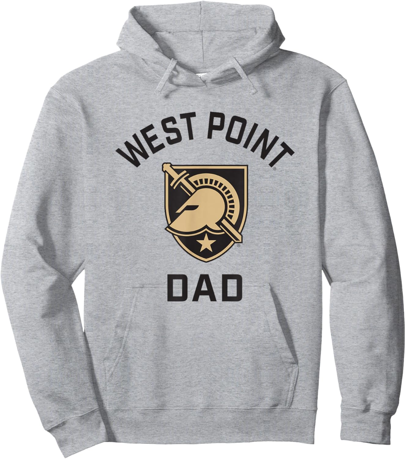 Army West Point Black Knights Arched Dad Hoodie - Hoodie | Ash