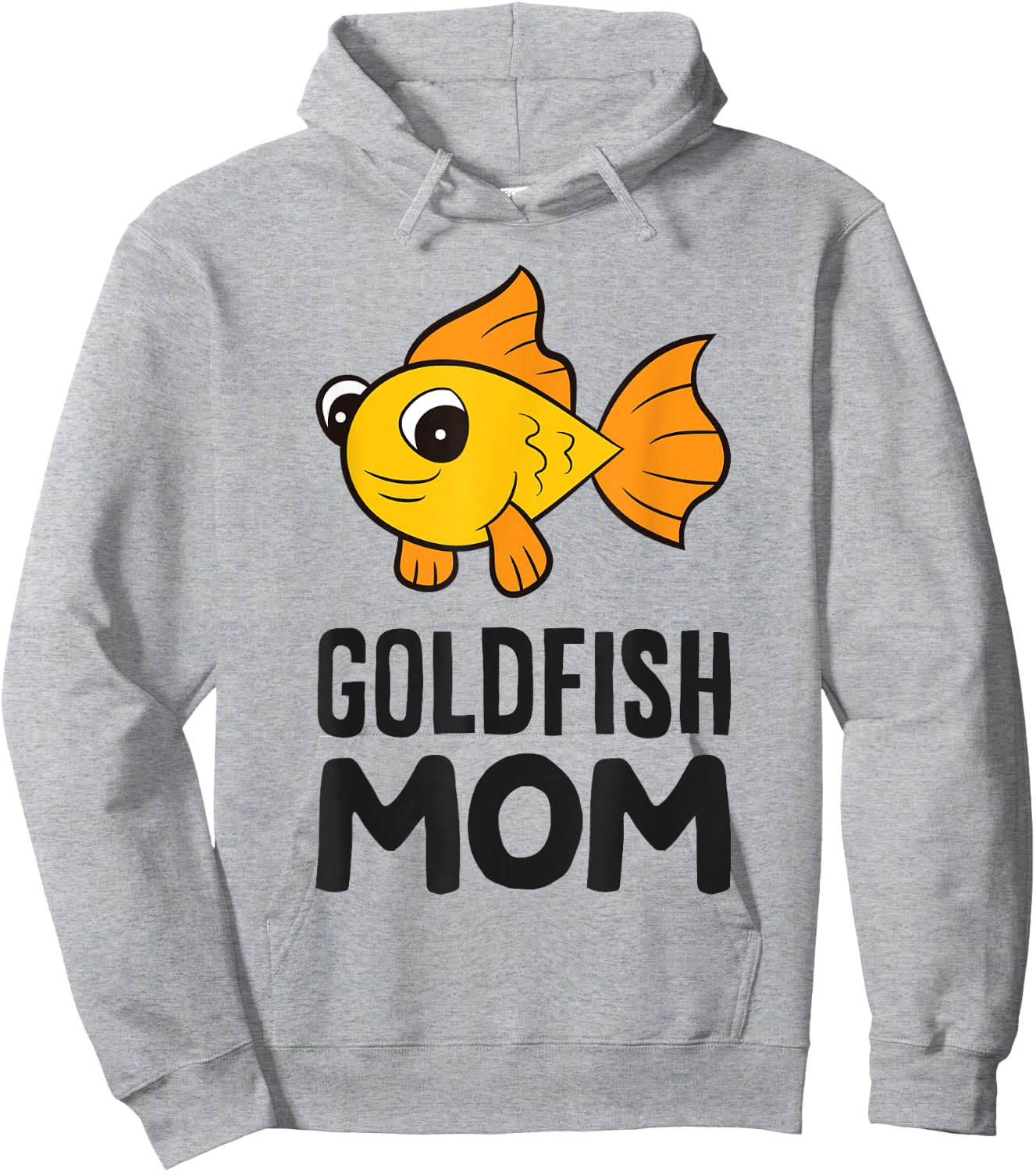 Goldfish Aquarium Funny Goldfish Mom Hoodie - Hoodie | Ash