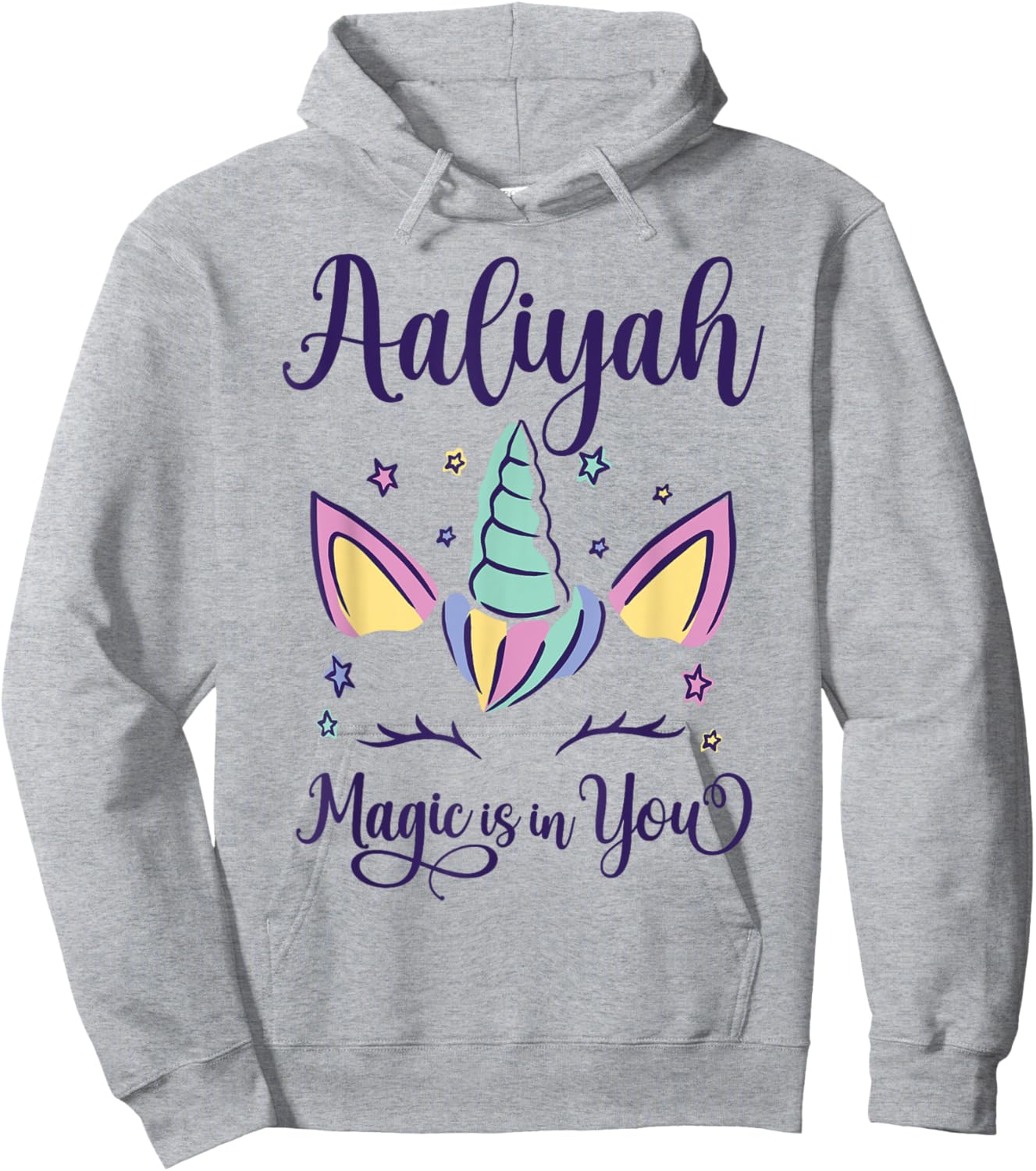 First Name Aaliyah Personalized I Love Aaliyah Hoodie - Hoodie | Ash