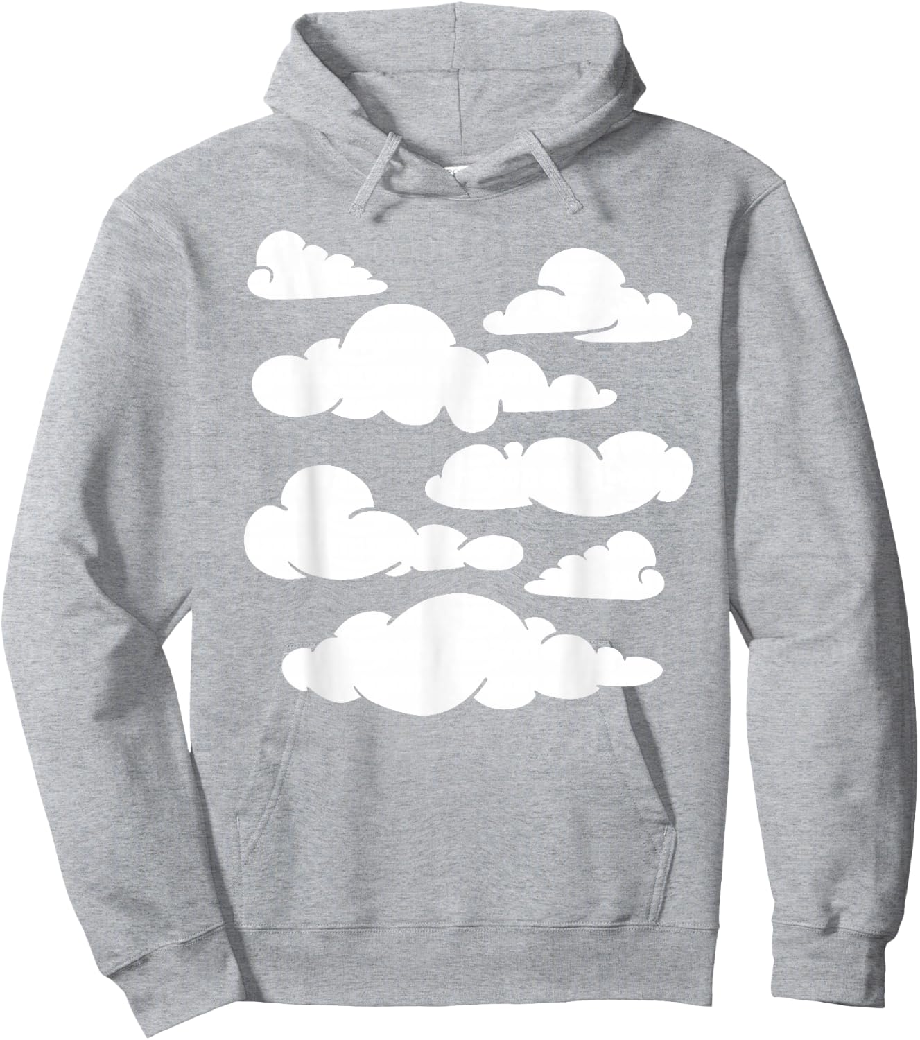 White Clouds Hoodie - Hoodie | Ash