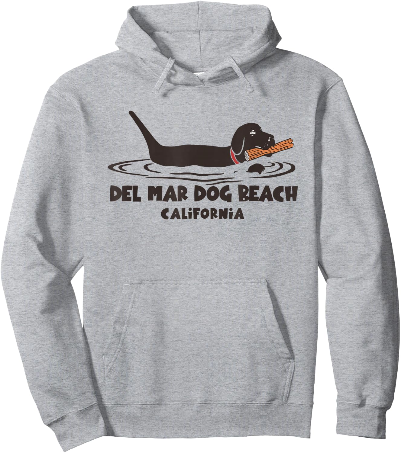 Del Mar California Dog Beach Women Kids Hoodie - Hoodie | Ash