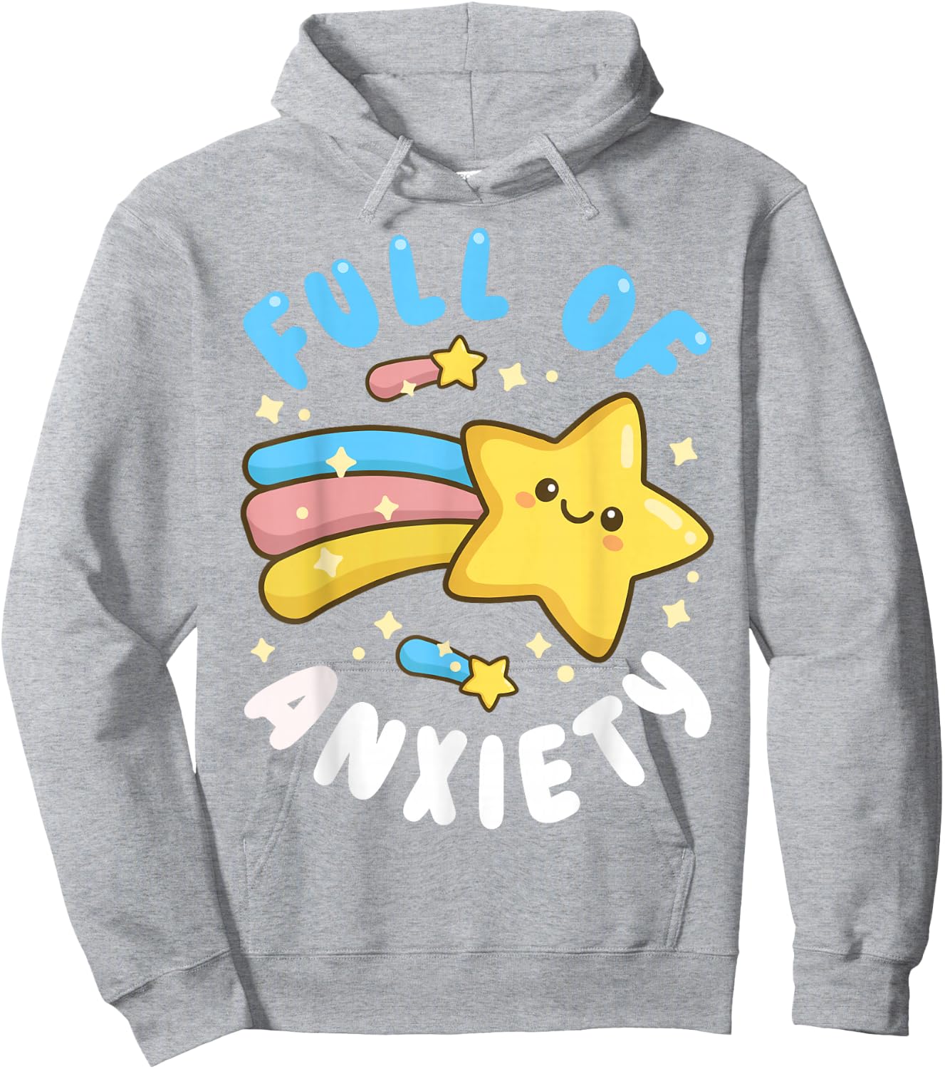 Pastel Goth Full of Anxiety Hoodie - Hoodie | Ash