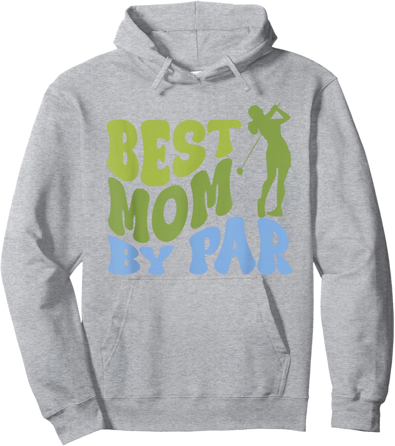 Best Mom by Par Golf Parents Matching Family Hoodie - Hoodie | Ash