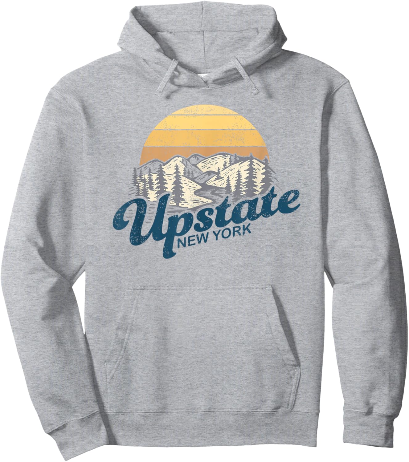 Upstate New York Hoodie - Hoodie | Ash