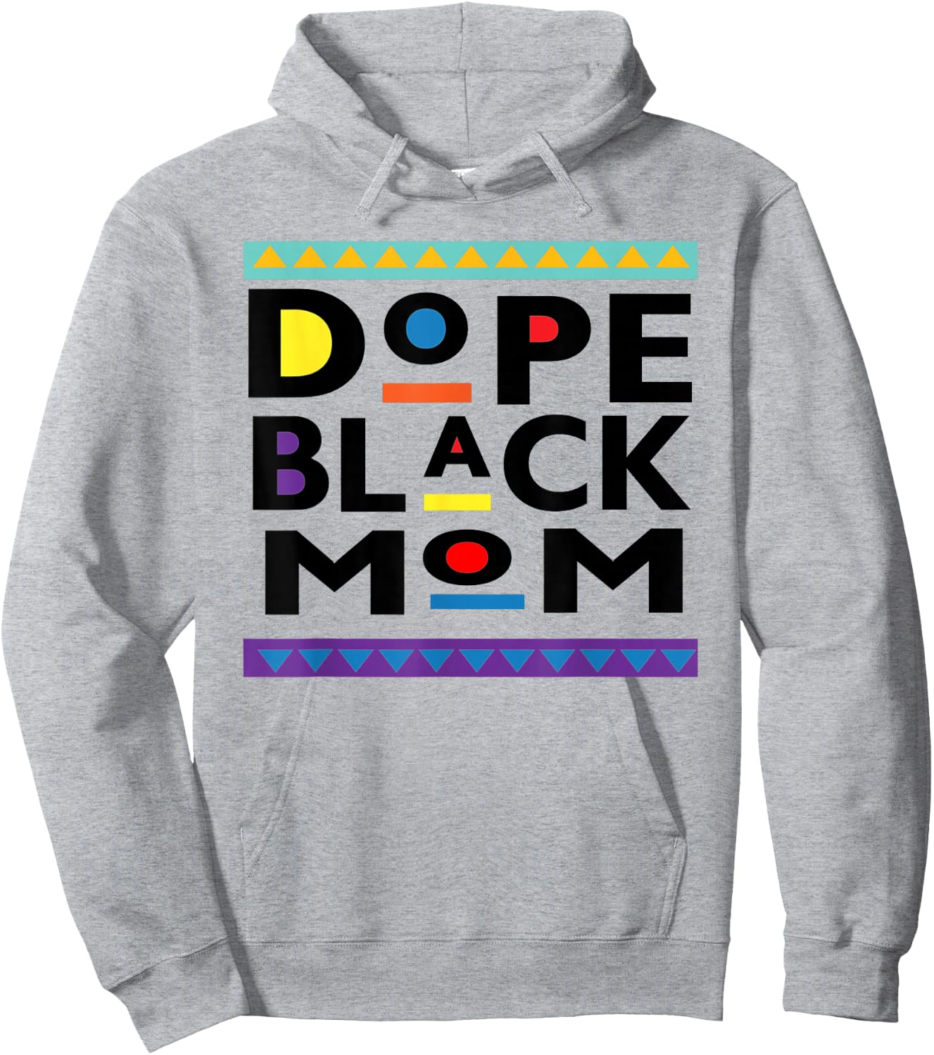 Dope Black Mom Pride Melanin African American Hoodie - Hoodie | Ash