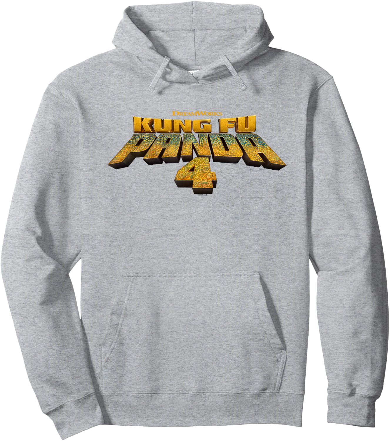 Kung Fu Panda 4 Official Movie Logo Hoodie - Hoodie | Ash