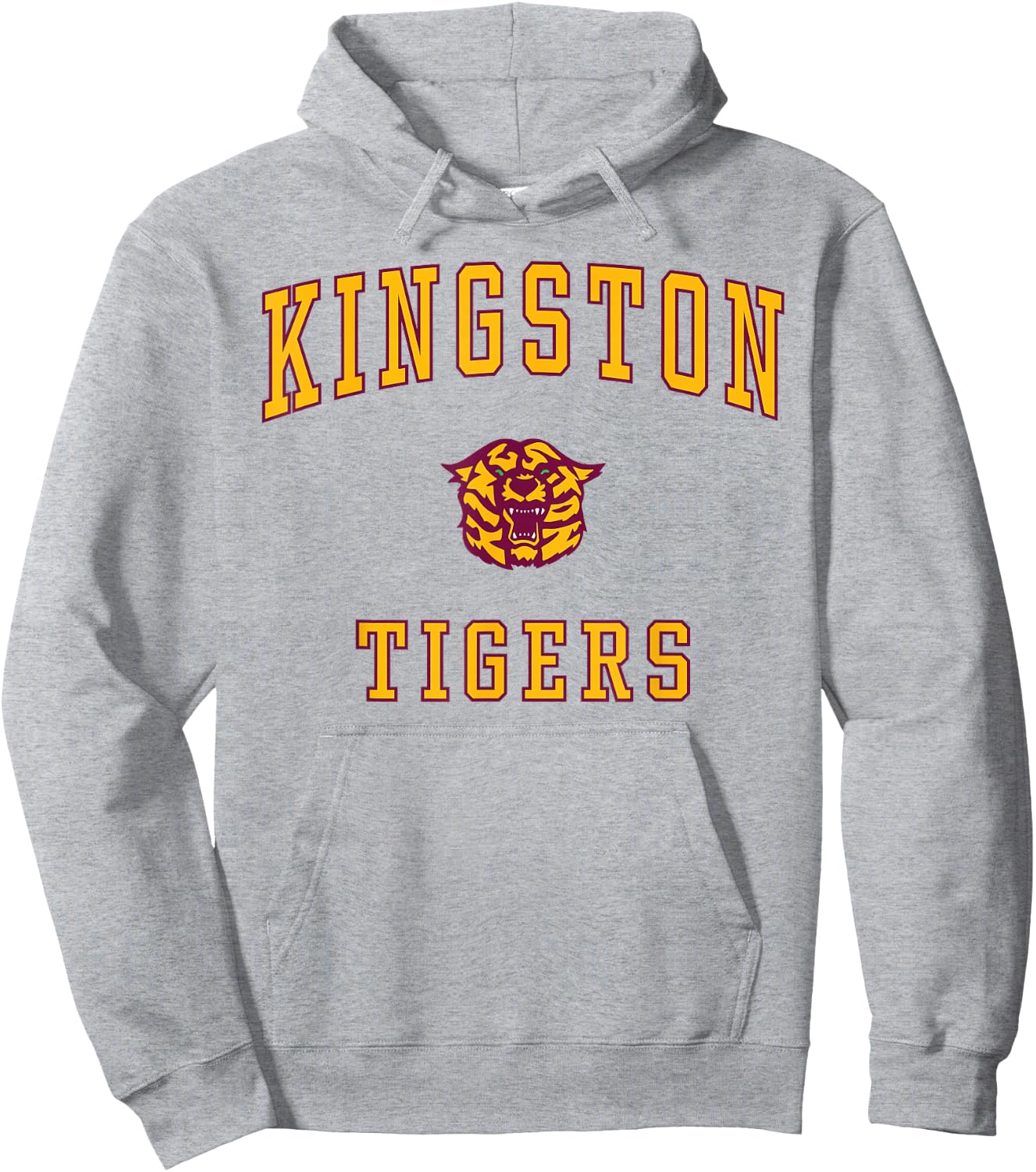 Kingston High School Tigers Hoodie - Hoodie | Ash