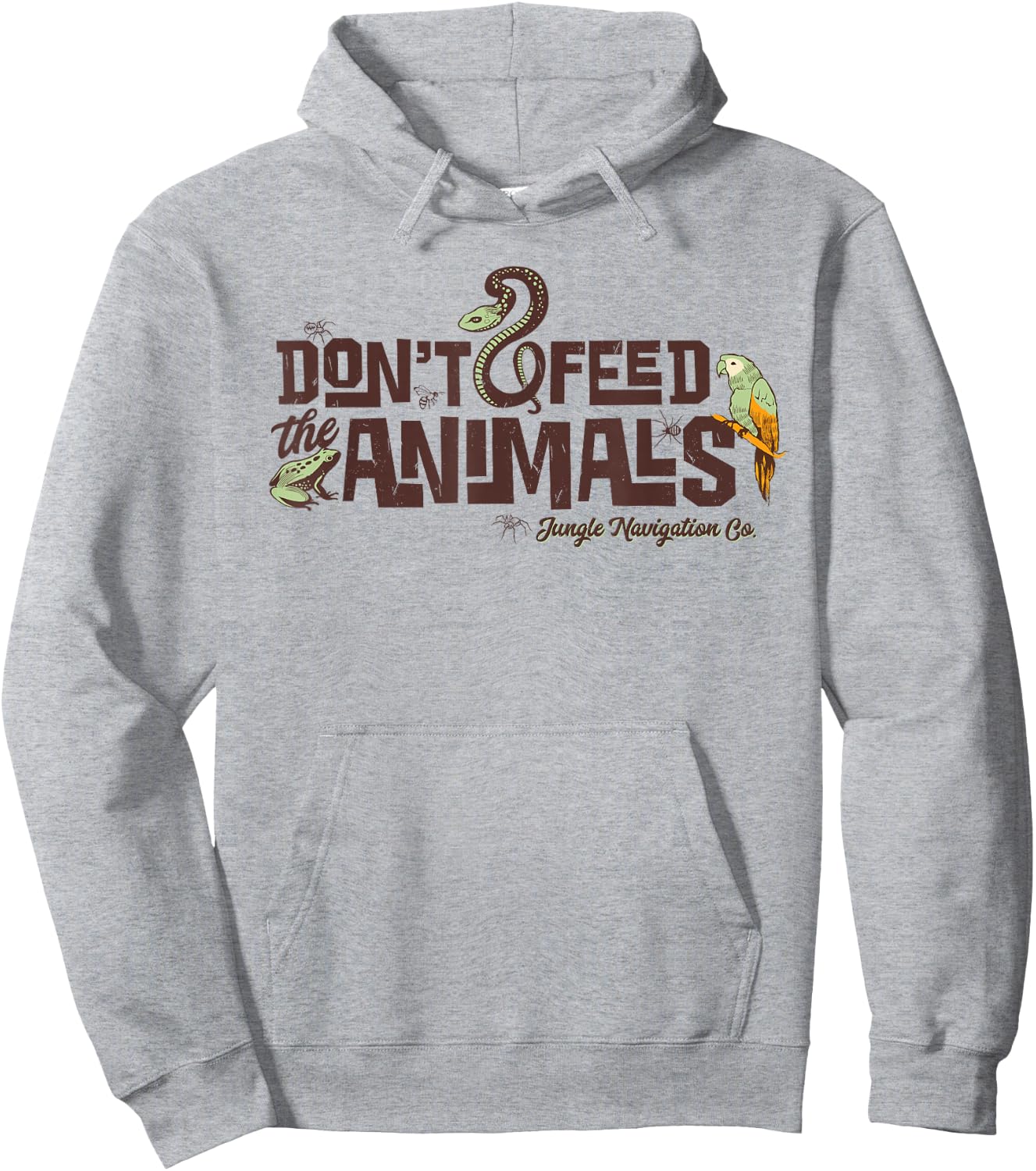 Disney Jungle Cruise Don't Feed The Animals Hoodie - Hoodie | Ash