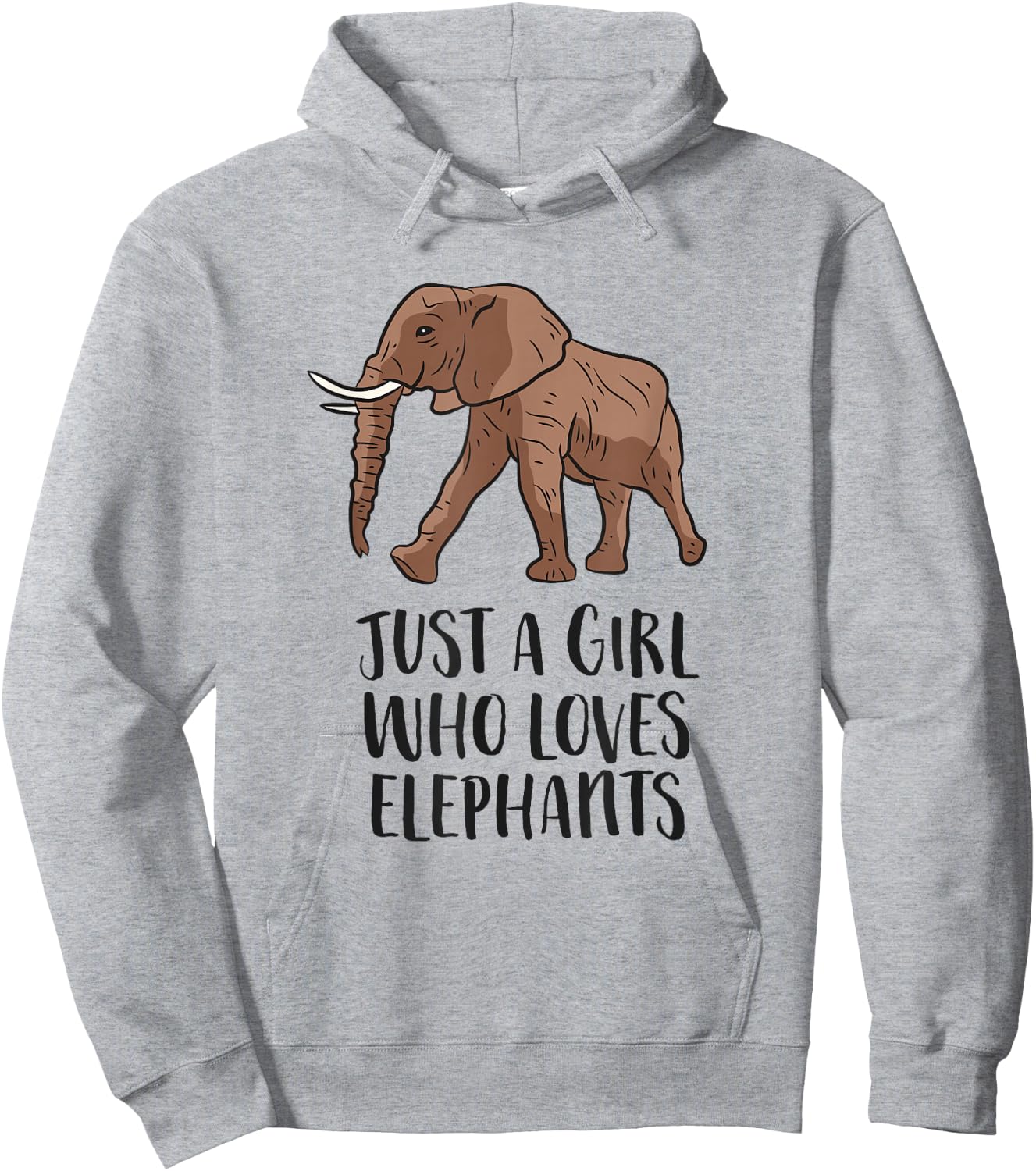 Just a Girl Who Loves Elephants Hoodie - Hoodie | Ash