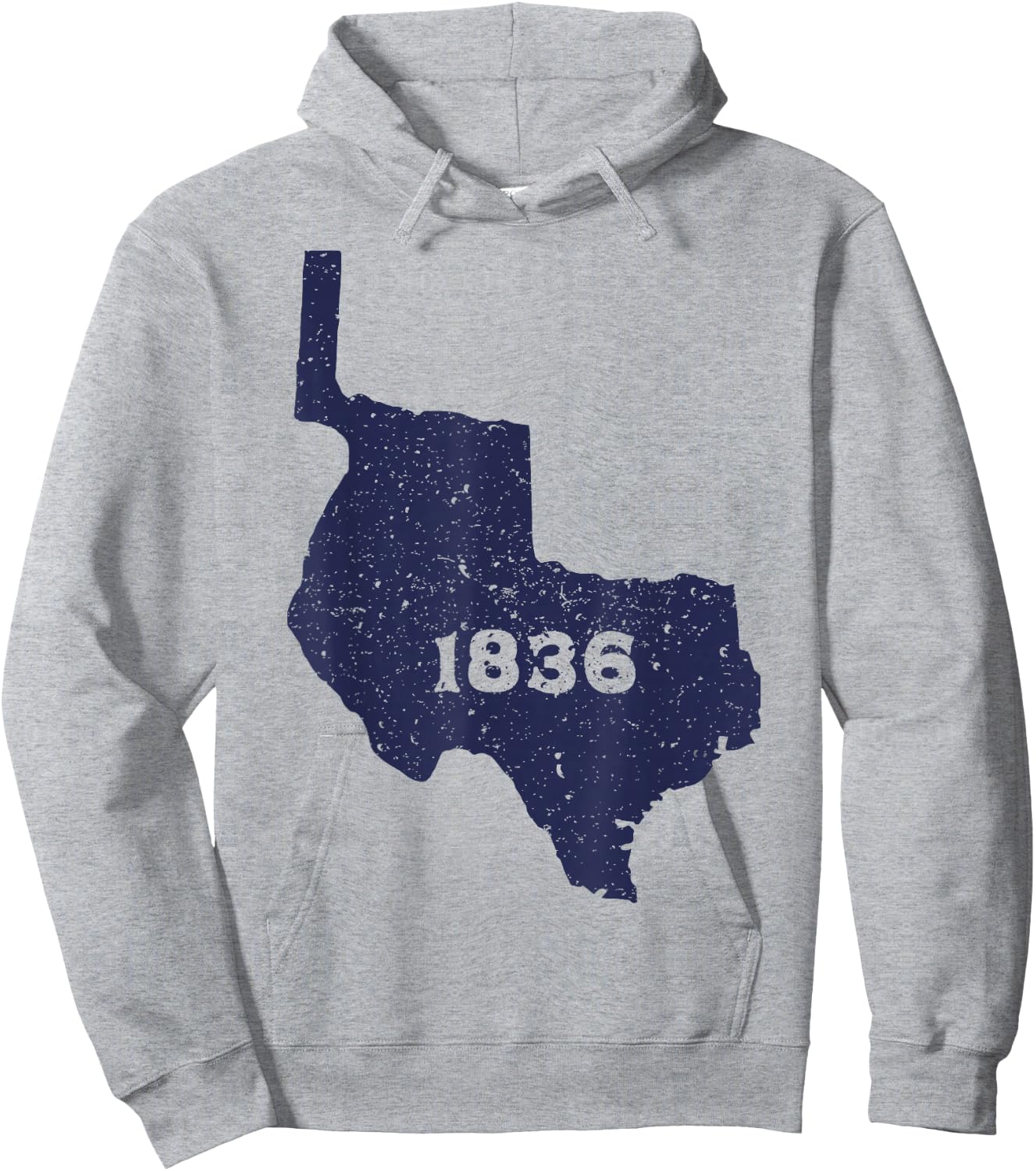 Republic of Texas 1836 History Vintage Hoodie - Hoodie | Ash
