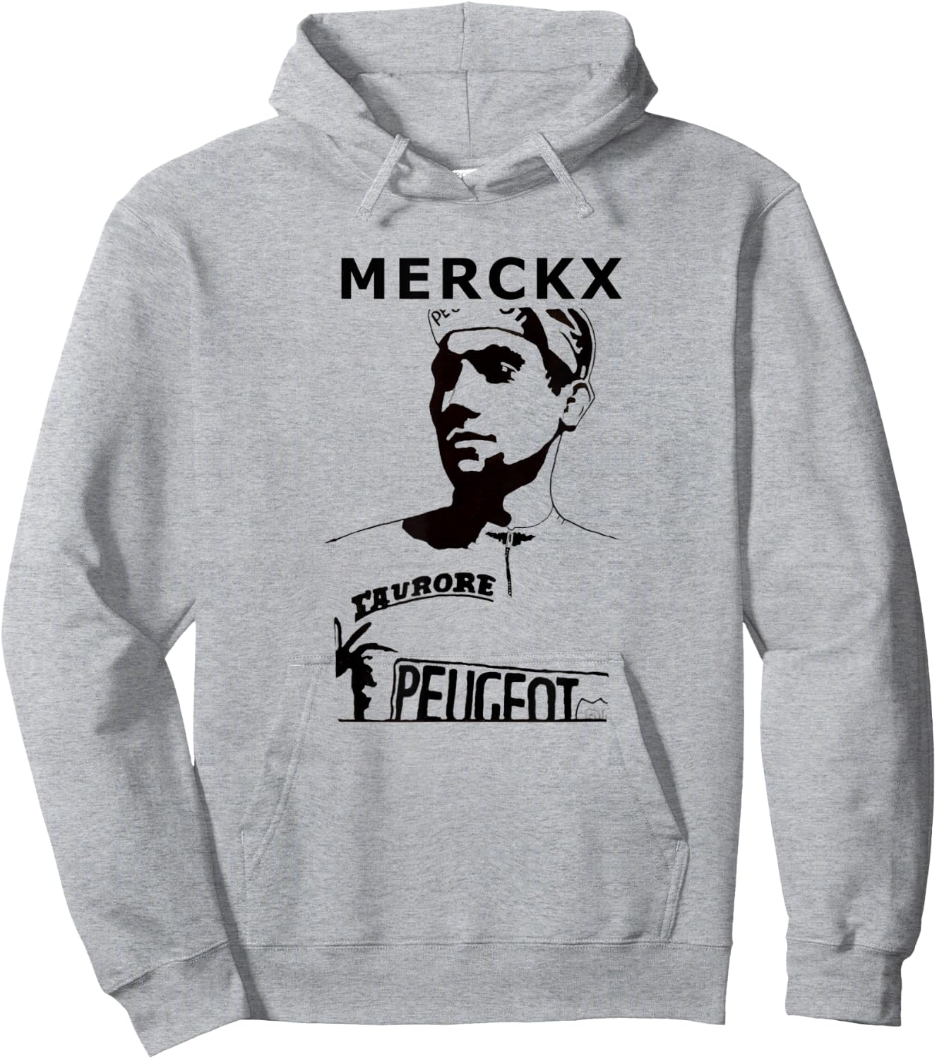 Eddy Merckx The Cannibal Jersey Hoodie - Hoodie | Ash