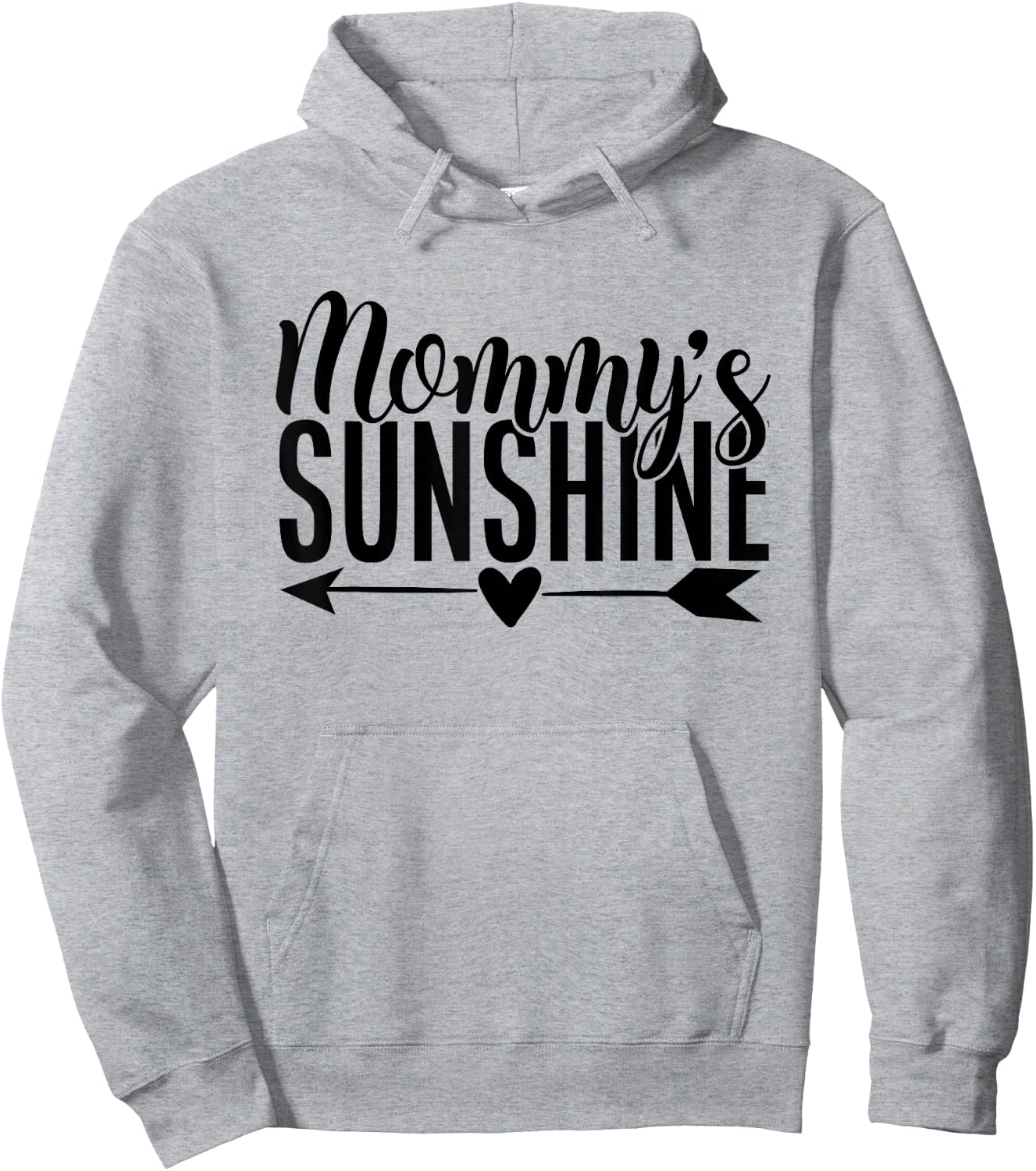 Mommy's Sunshine Cute Mother's Day Family Baby Hoodie - Hoodie | Ash