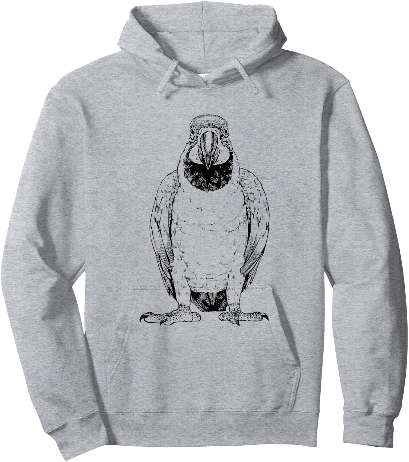 Blue and Gold Macaw Mom Bird Lover Pet Lover Hoodie - Hoodie | Ash