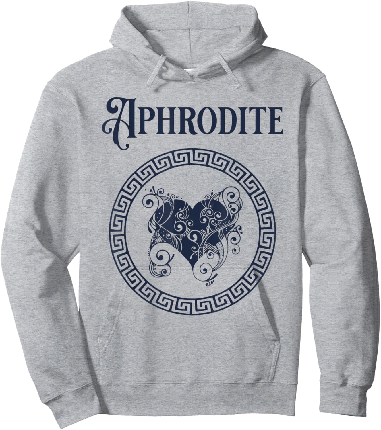 Aphrodite Symbol Greek Goddess Hoodie - Hoodie | Ash